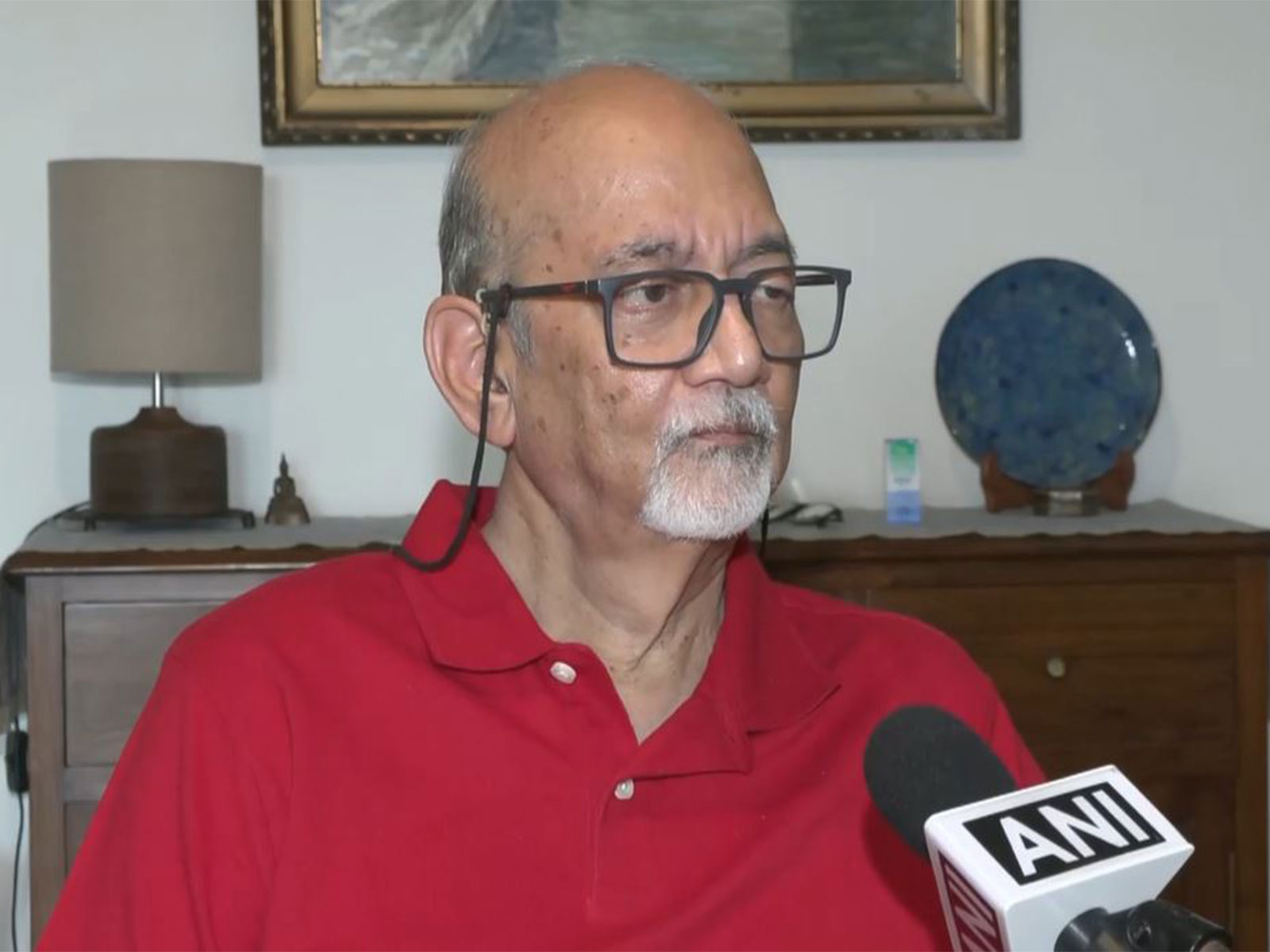 Former Indian Ambassador to Iran Dinkar P Srivastava (Photo/ANI)
