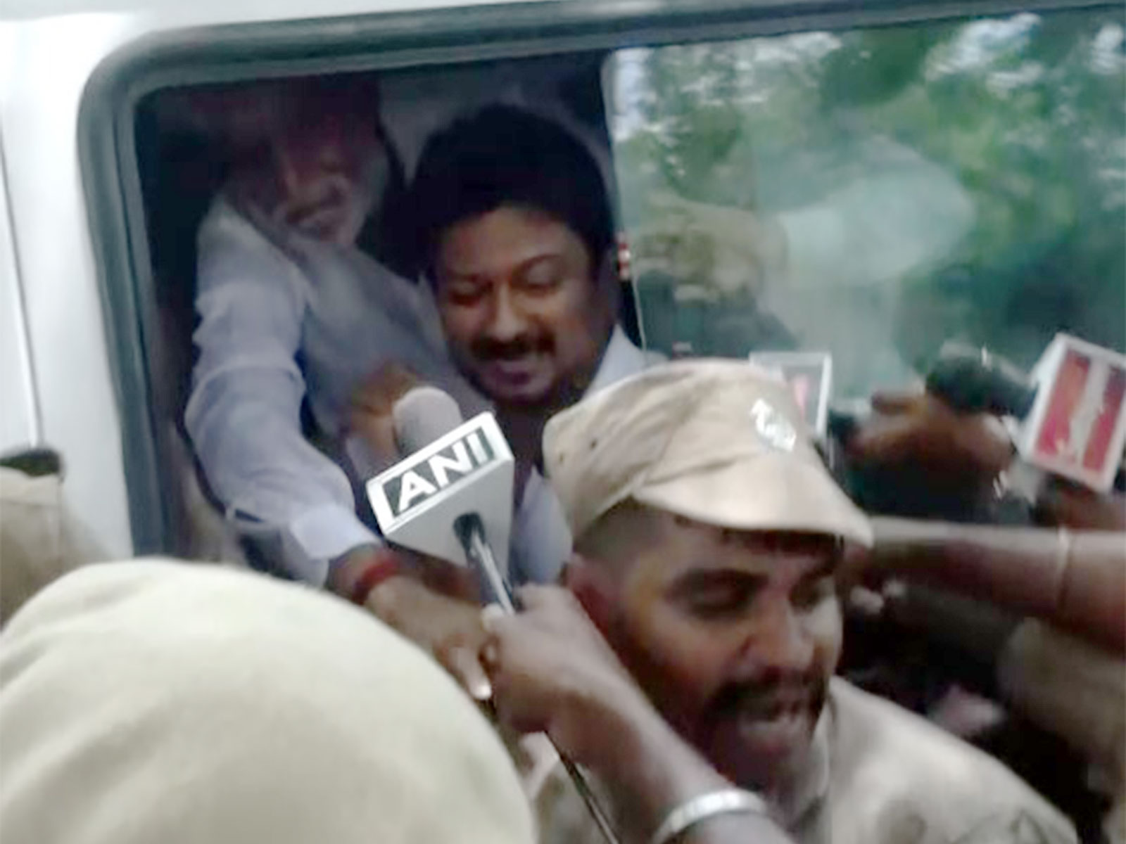 Tamil Nadu LoP after being detained by police (Photo/ANI) Tamil Nadu LoP after being detained by police (Photo/ANI)