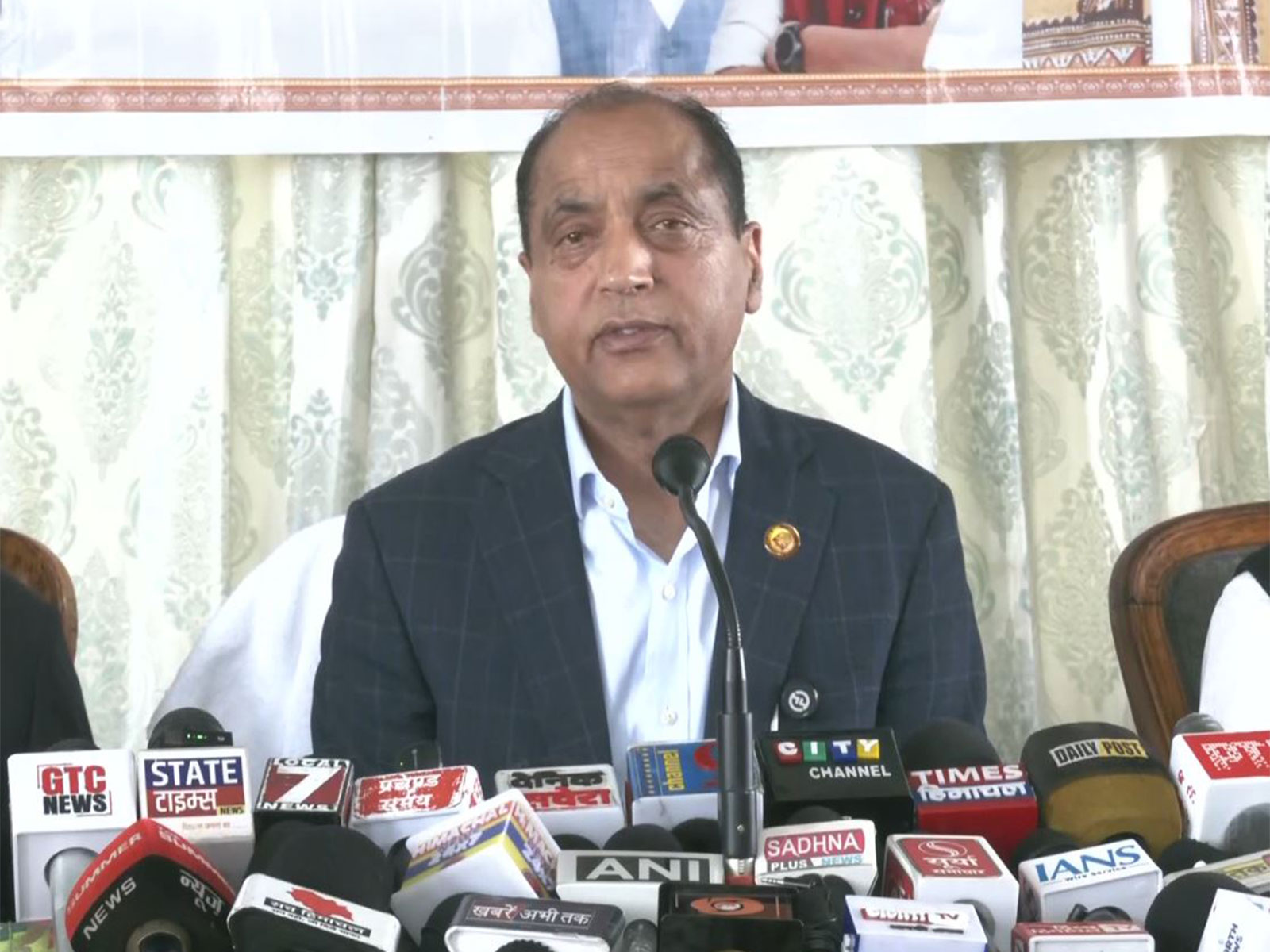 Himachal Pradesh Leader of Opposition (LoP) Jai Ram Thakur (Photo/ANI)