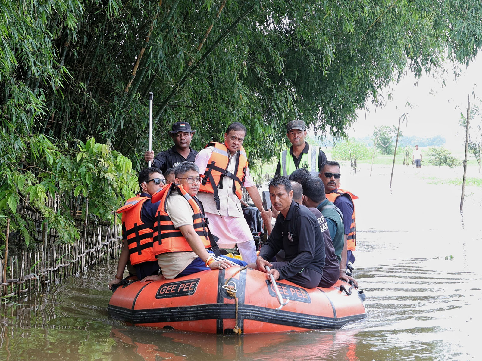 Assam CM Himanta Biswa Sarma visits flood affected area (File Photo:X@himantabiswa) Assam CM Himanta Biswa Sarma visits flood affected area (File Photo:X@himantabiswa)