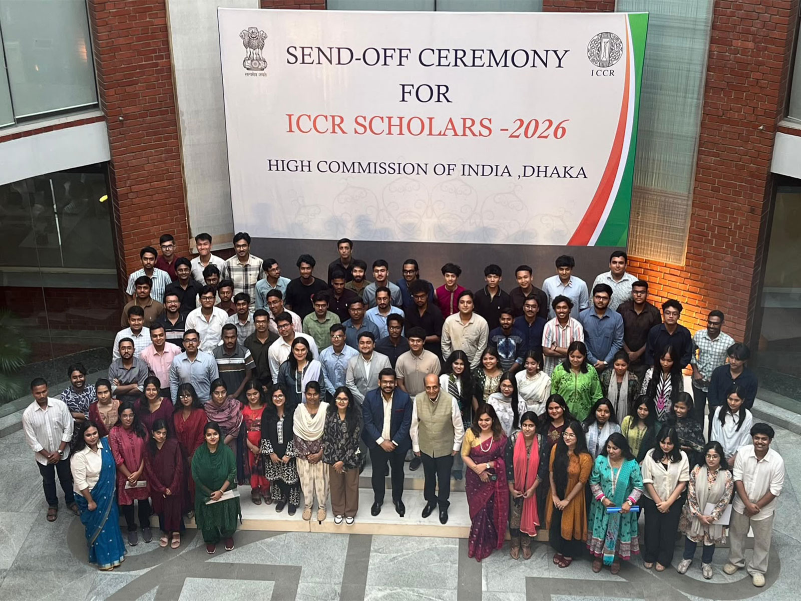 ‘Send-off’ ceremony hosted by the High Commission of India (Photo/High Commission of India in Bangladesh) ‘Send-off’ ceremony hosted by the High Commission of India (Photo/High Commission of India in Bangladesh)