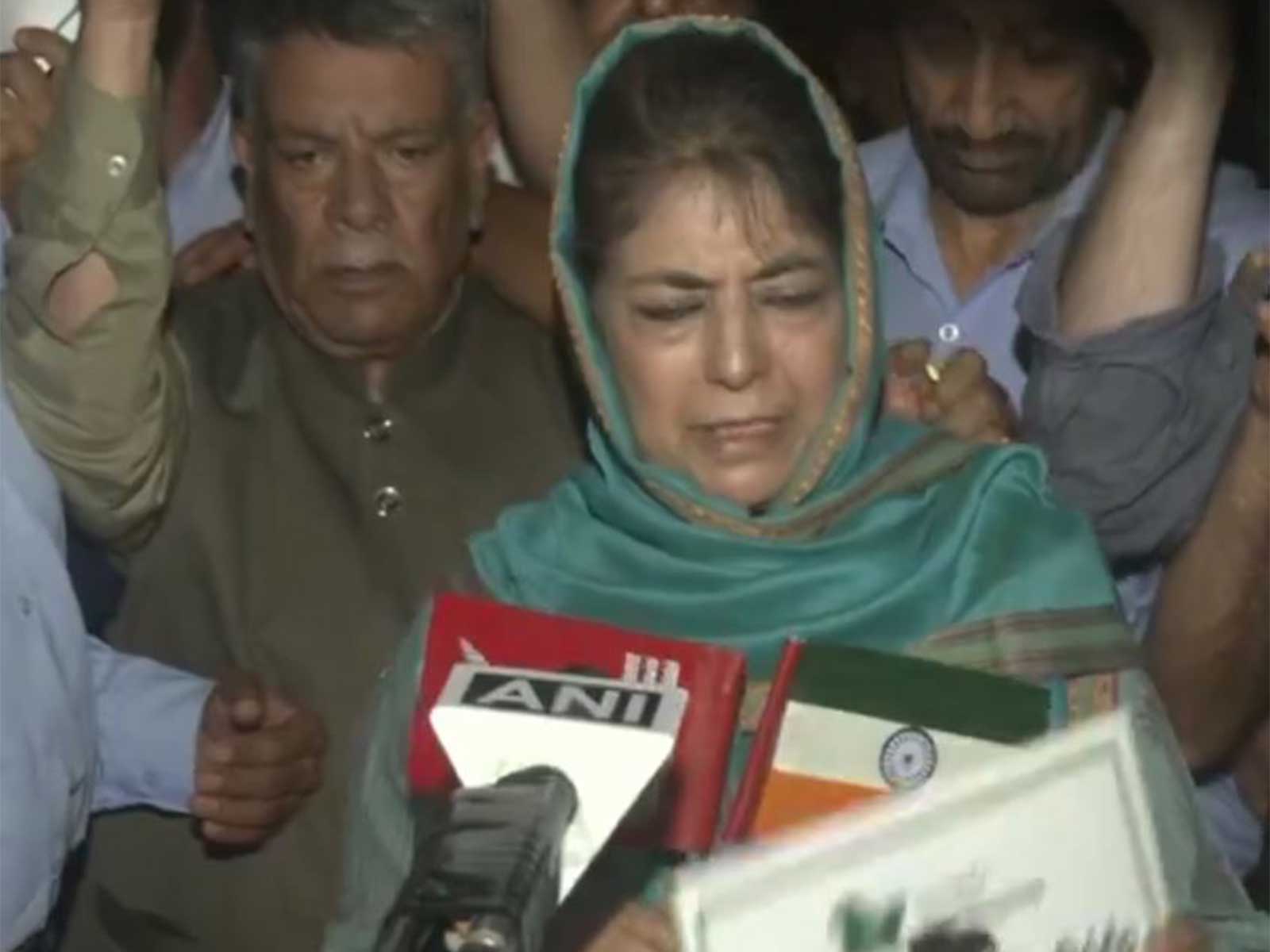 PDP Chief Mehbooba Mufti (Photo/ANI) PDP Chief Mehbooba Mufti (Photo/ANI)