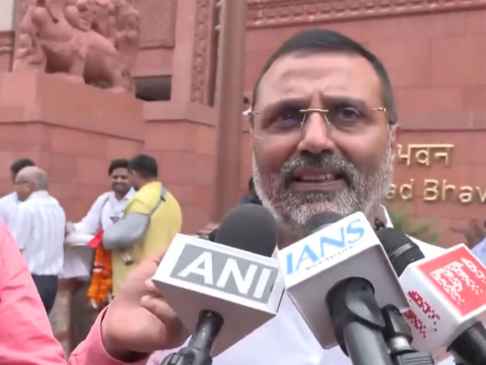 Parliamentary Standing Committee on Communications and Information Technology Chairman Nishikant Dubey (Photo/ANI) Parliamentary Standing Committee on Communications and Information Technology Chairman Nishikant Dubey (Photo/ANI)