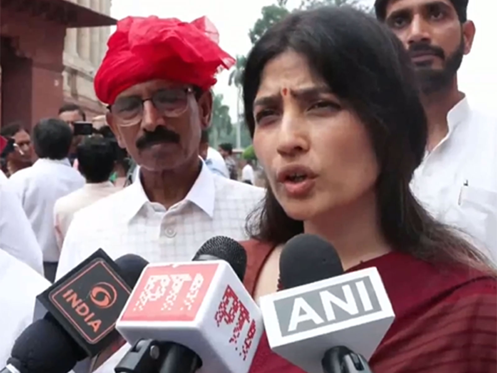 Samajwadi Party (SP) MP Dimple Yadav (Photo/ANI)