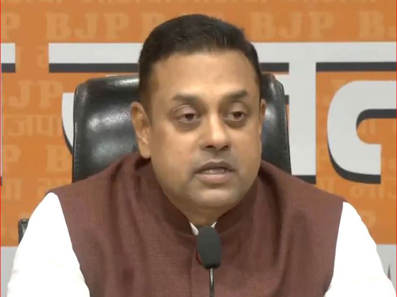 BJP MP Sambit Patra (Photo/ANI) BJP MP Sambit Patra (Photo/ANI)
