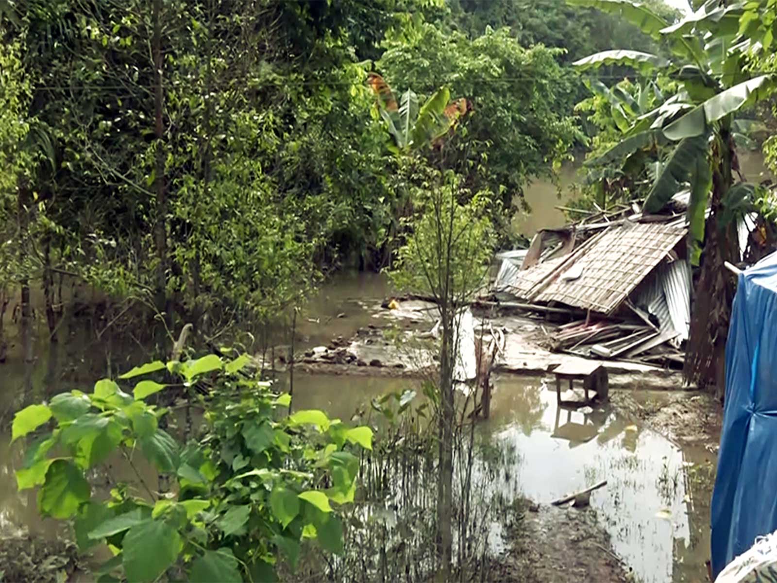 Assam's Charaideo affected by a flash flood (Photo/ANI) Assam's Charaideo affected by a flash flood (Photo/ANI)