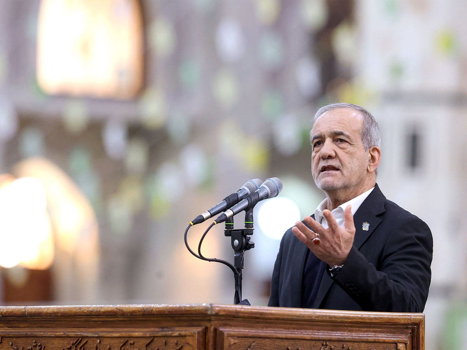 Iranian President Masoud Pezeshkian (Photo/Reuters) Iranian President Masoud Pezeshkian (Photo/Reuters)