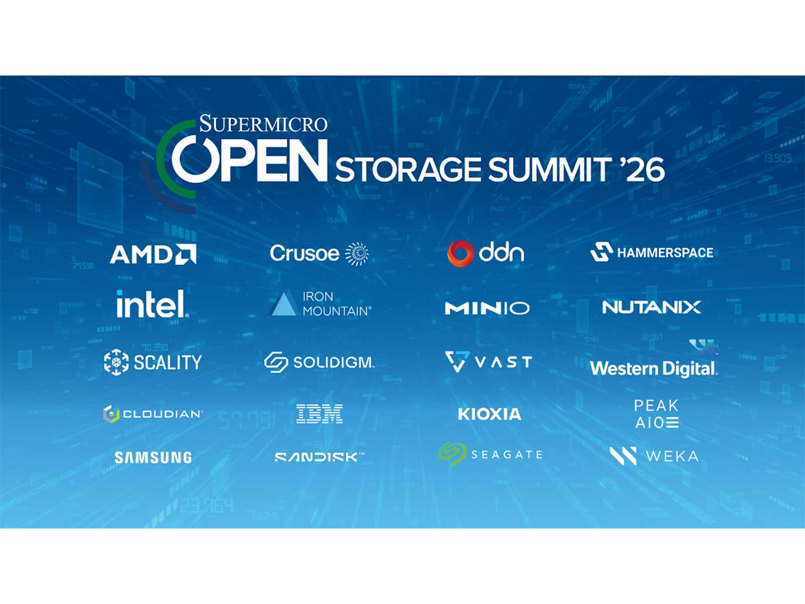 Supermicro's Seventh Annual Open Storage Summit Brings Together 21 Ecosystem Partners to Share Practical Guidance on Deploying Enterprise AI at Scale