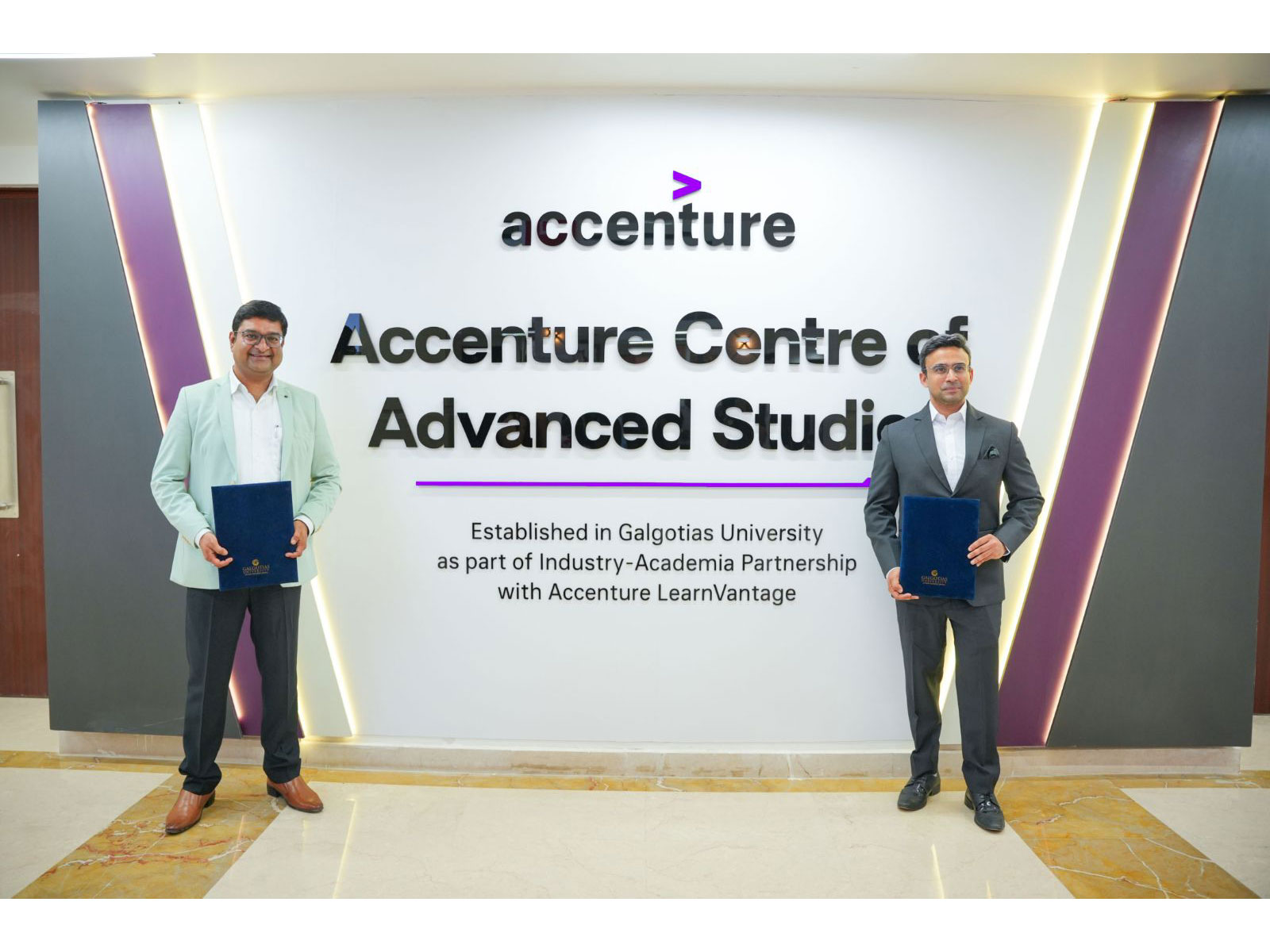 Galgotias University has entered into a strategic industry-academia collaboration with Accenture LearnVantage to launch a portfolio of industry-integrated undergraduate programs Galgotias University has entered into a strategic industry-academia collaboration with Accenture LearnVantage to launch a portfolio of industry-integrated undergraduate programs