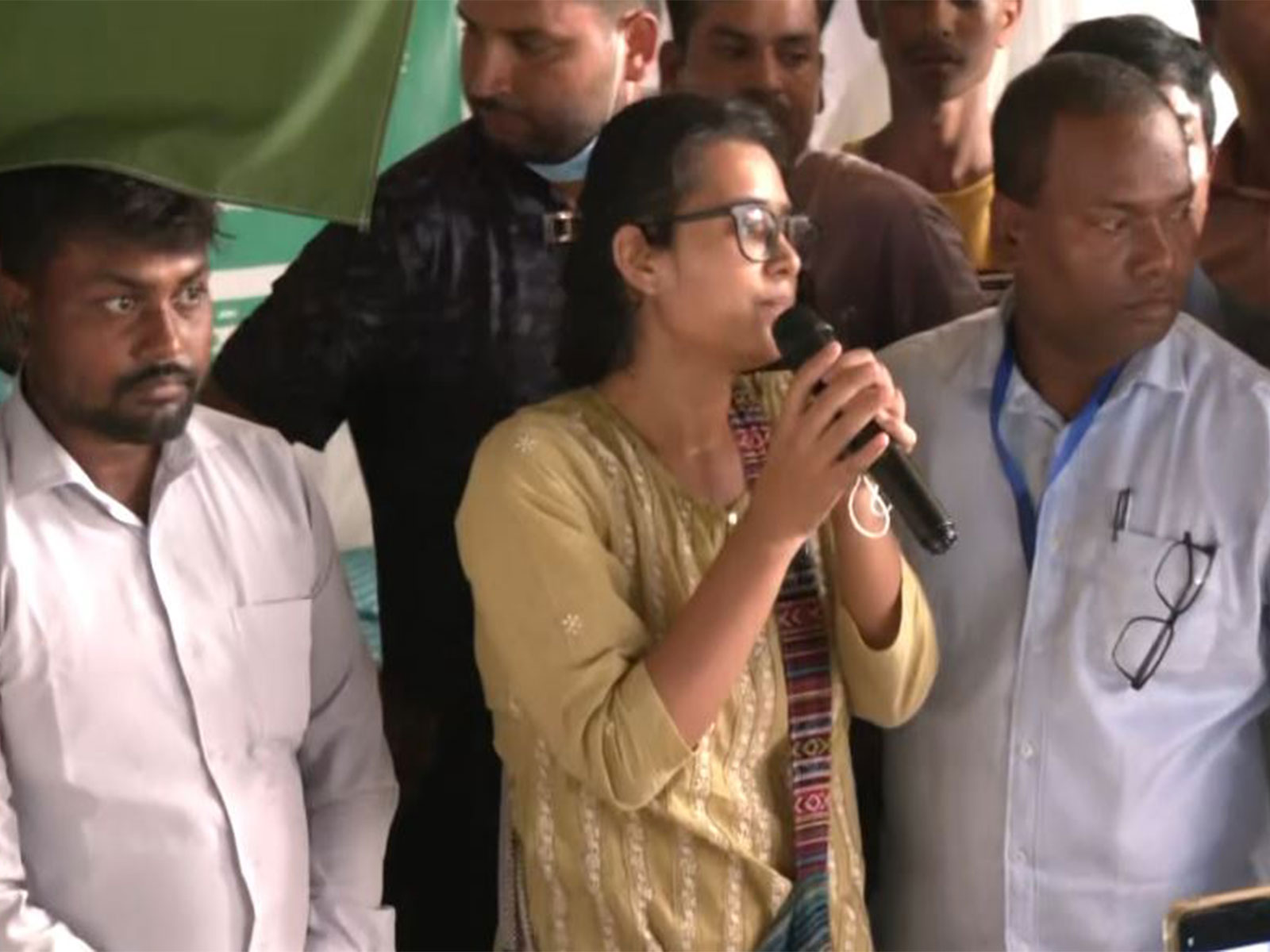 AISA president Neha Bora (Photo/ANI)