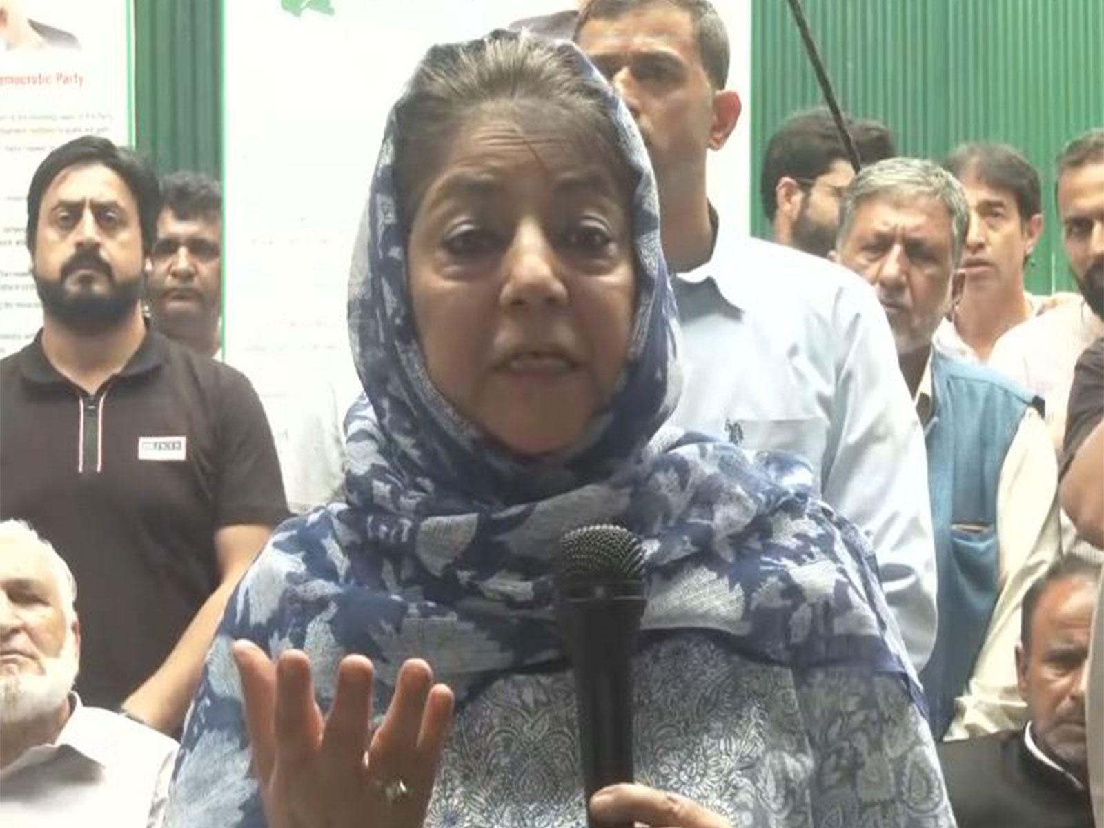 People's Democratic Party (PDP) chief Mehbooba Mufti (Photo/ANI) People's Democratic Party (PDP) chief Mehbooba Mufti (Photo/ANI)