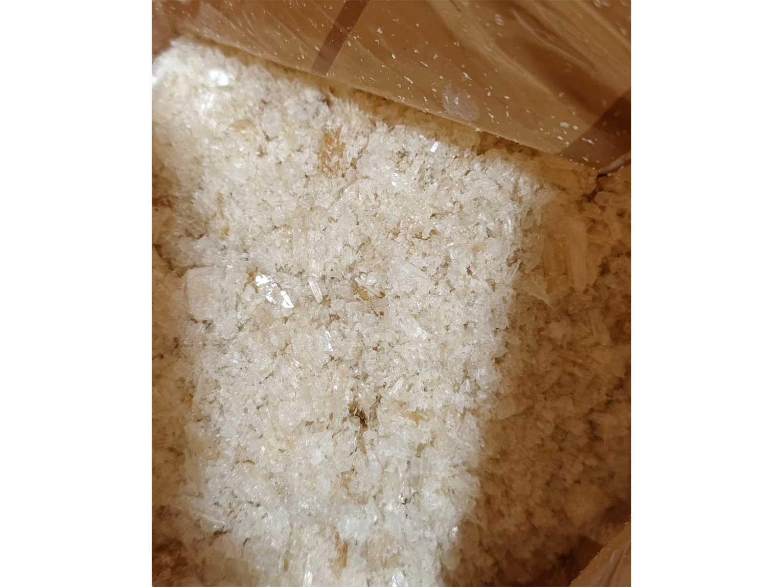 Seized white coloured crystalline narcotics substance (Photo / DRI Indore zonal unit) Seized white coloured crystalline narcotics substance (Photo / DRI Indore zonal unit)