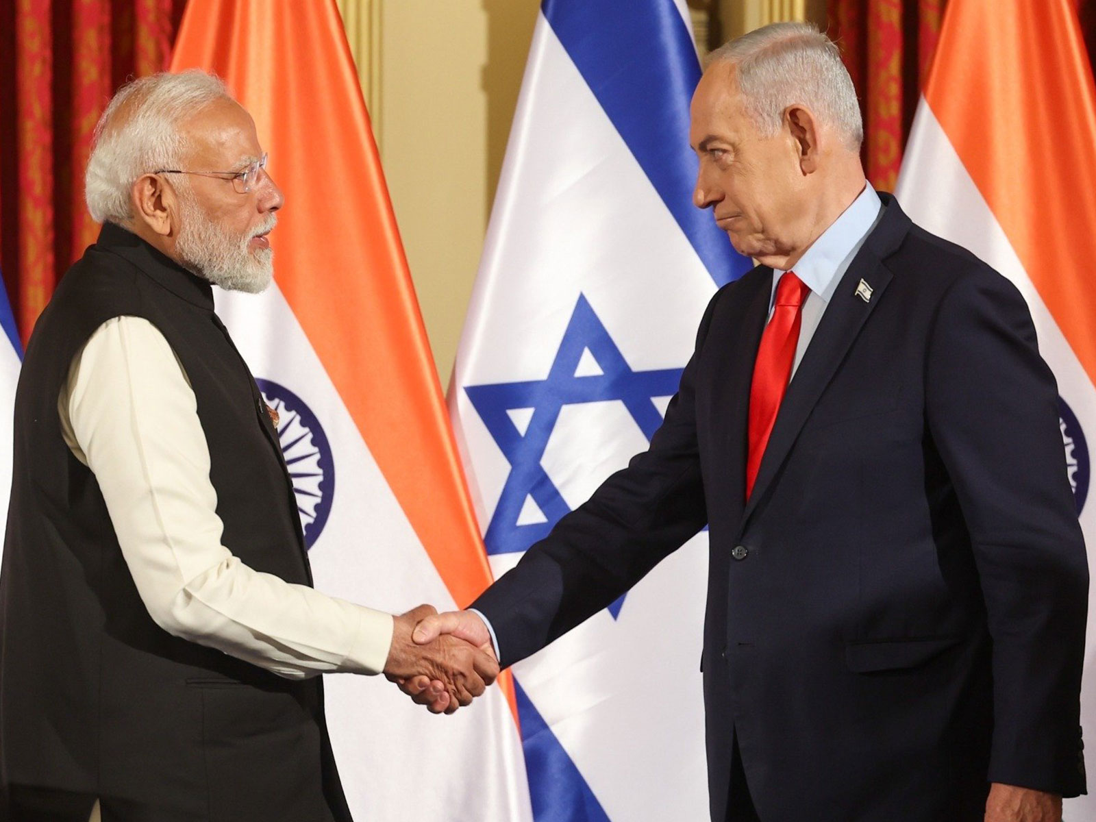 Prime Minister Narendra Modi and Prime Minister Benjamin Netanyahu (File Photo: X@narendramodi)