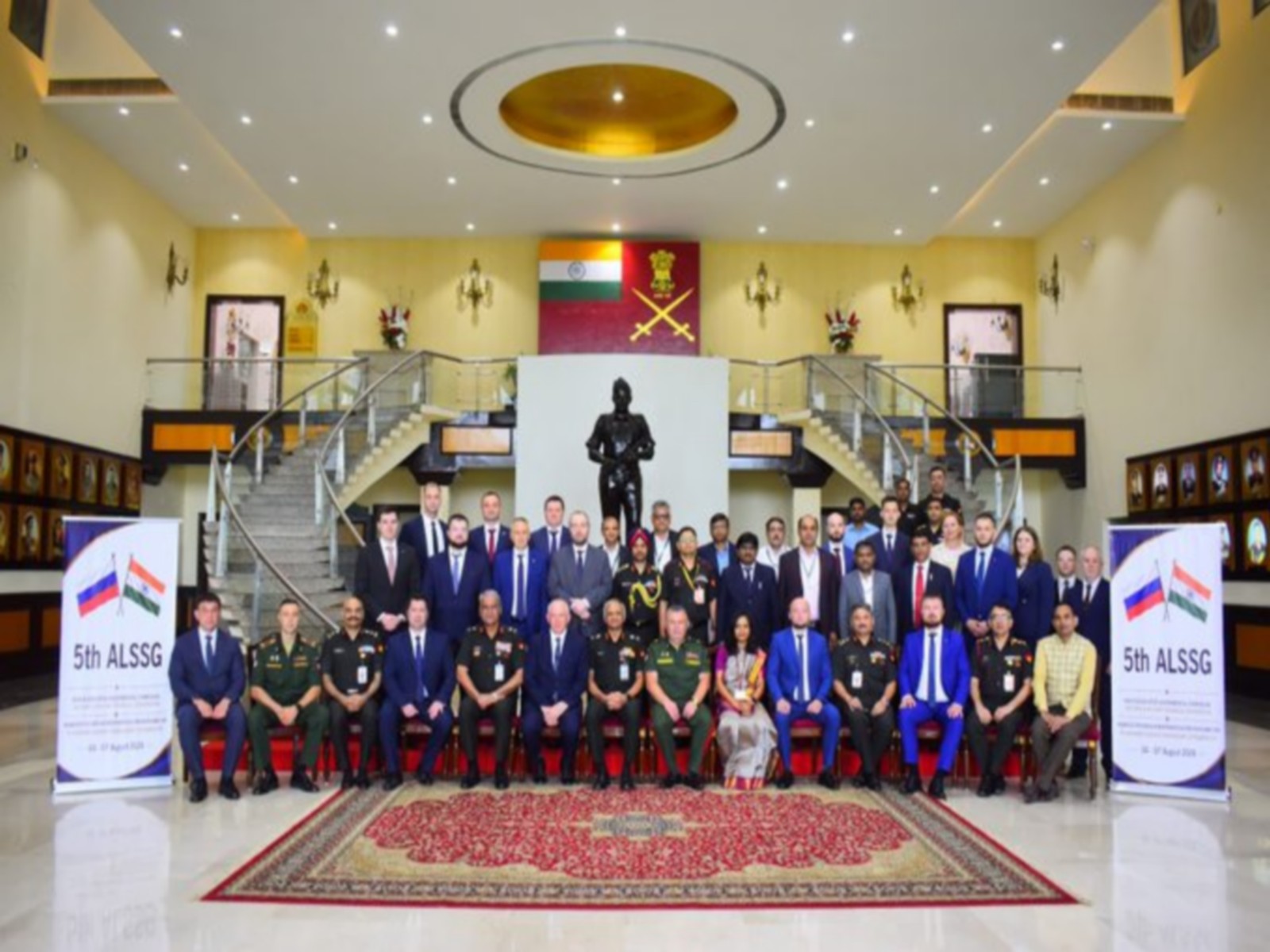 Indian and Russian delegations participate in the fifth India-Russia Army Land System Sub-Group (ALSSG) meeting in New Delhi. (Photo: X/@SpokespersonMoD) Indian and Russian delegations participate in the fifth India-Russia Army Land System Sub-Group (ALSSG) meeting in New Delhi. (Photo: X/@SpokespersonMoD)