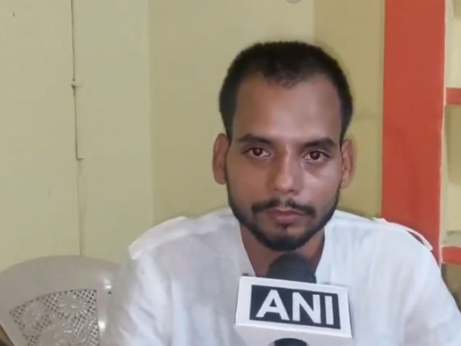 Bharat Tiwari’s brother Chandan Tiwari (Photo/ANI)