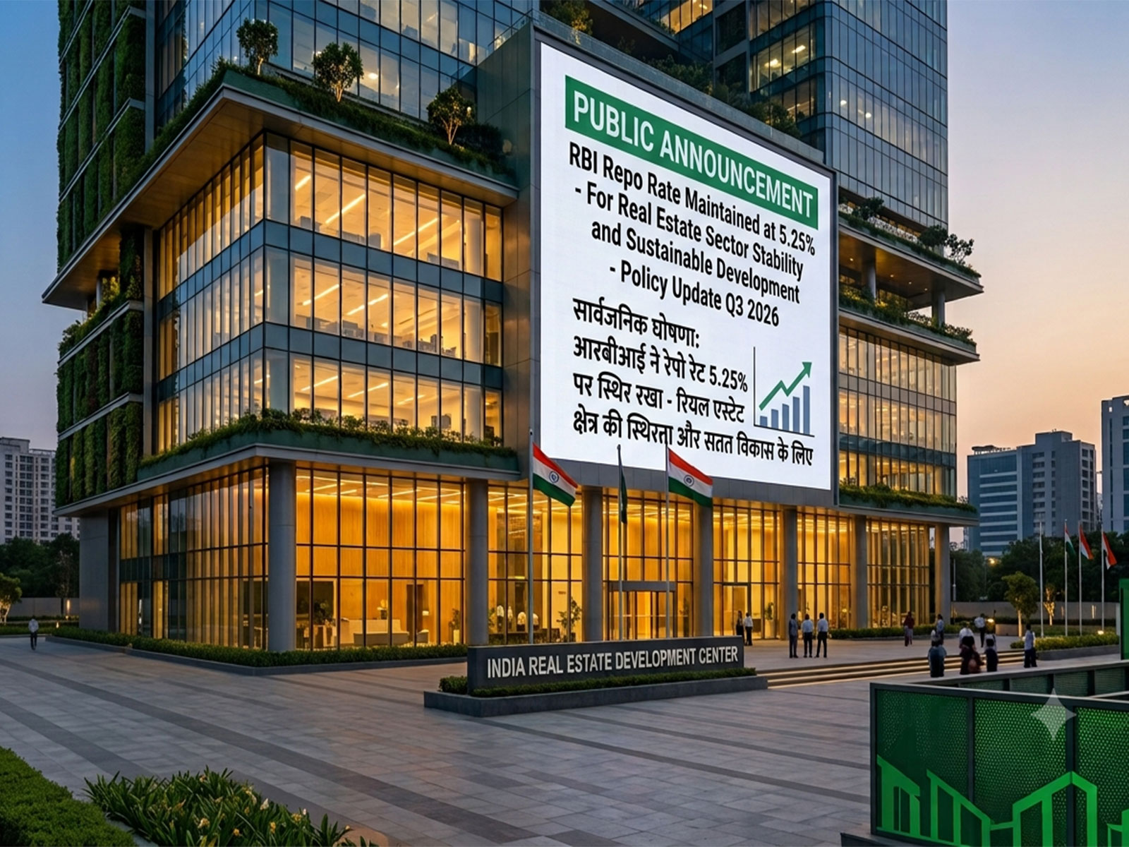 Real estate leaders welcomed the RBI’s decision to keep the repo rate unchanged at 5.25%, citing greater policy stability and stronger confidence across the sector