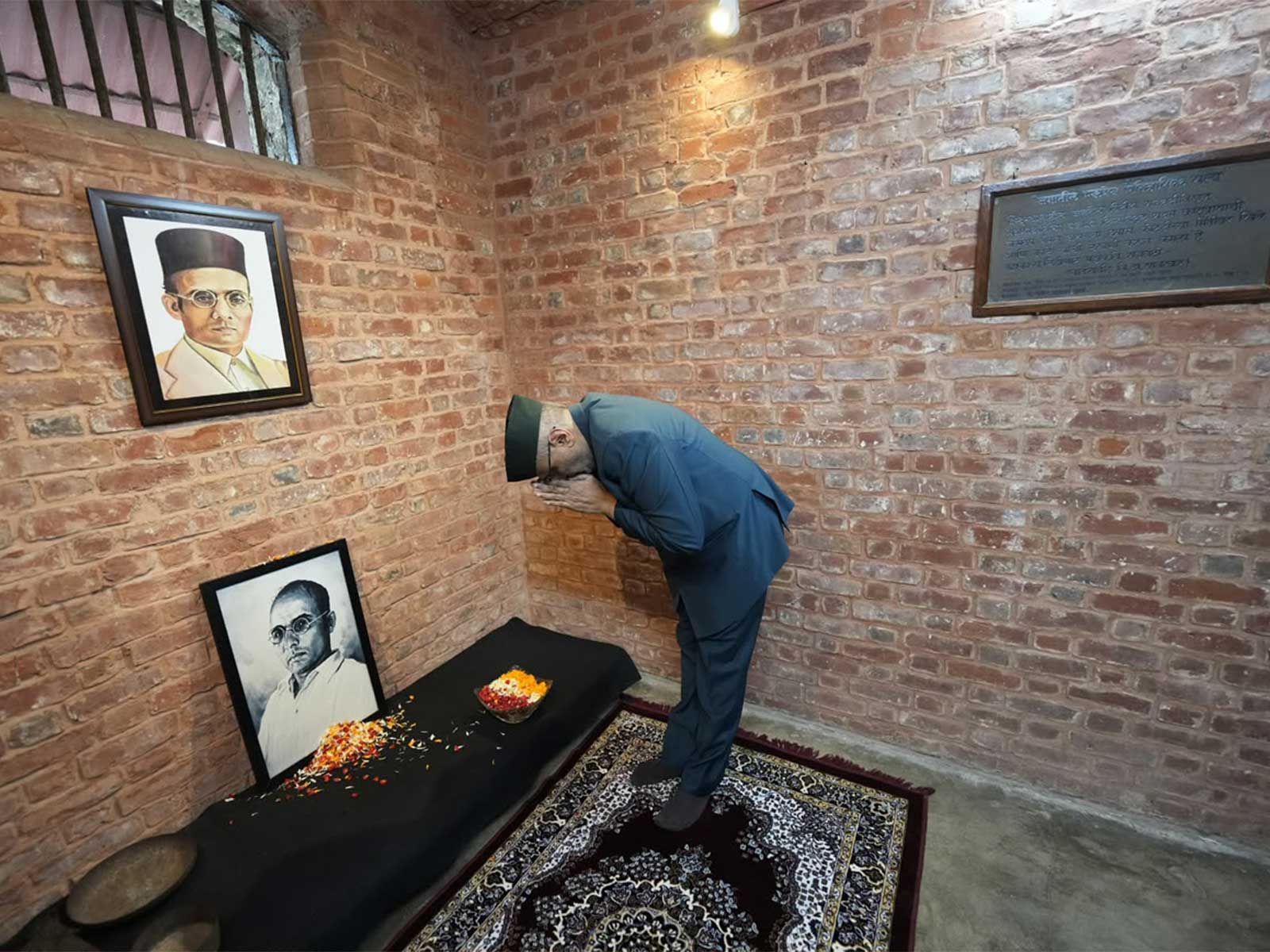 VP CP Radhakrishnan pays homage to Veer Savarkar (Photo/X/@VPIndia) VP CP Radhakrishnan pays homage to Veer Savarkar (Photo/X/@VPIndia)