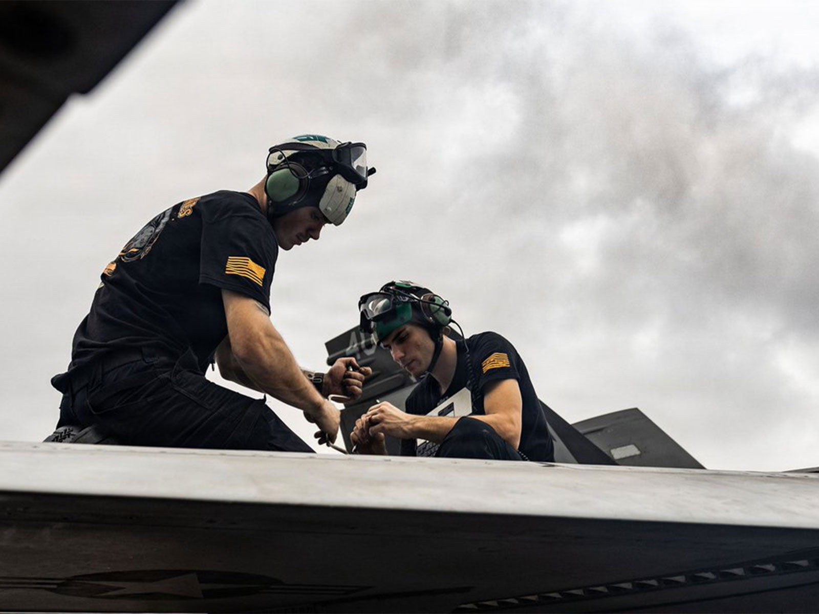 US Navy maintaining combat readiness in blockade against Iran (Photo/X/@CENTCOM)