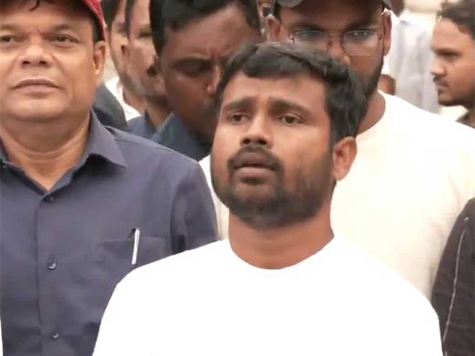 Student leader Ravindra Paswan (Photo/ANI)