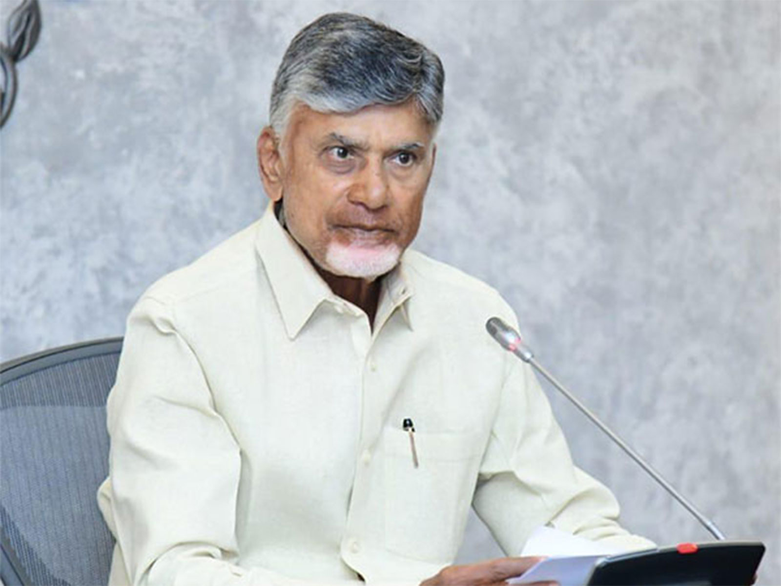 Andhra Pradesh Chief Minister N Chandrababu Naidu (File Photo/ANI) Andhra Pradesh Chief Minister N Chandrababu Naidu (File Photo/ANI)