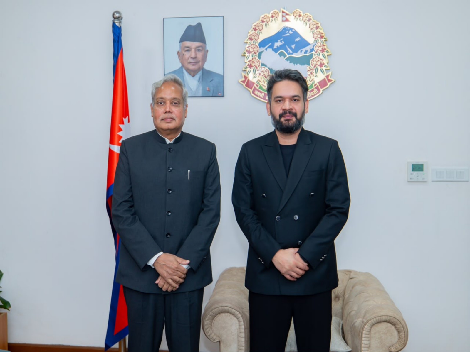 Indian ambassador to Nepal Naveen Srivastava meets Prime Minister Balendra Shah (Photo/Nepal PMO) Indian ambassador to Nepal Naveen Srivastava meets Prime Minister Balendra Shah (Photo/Nepal PMO)
