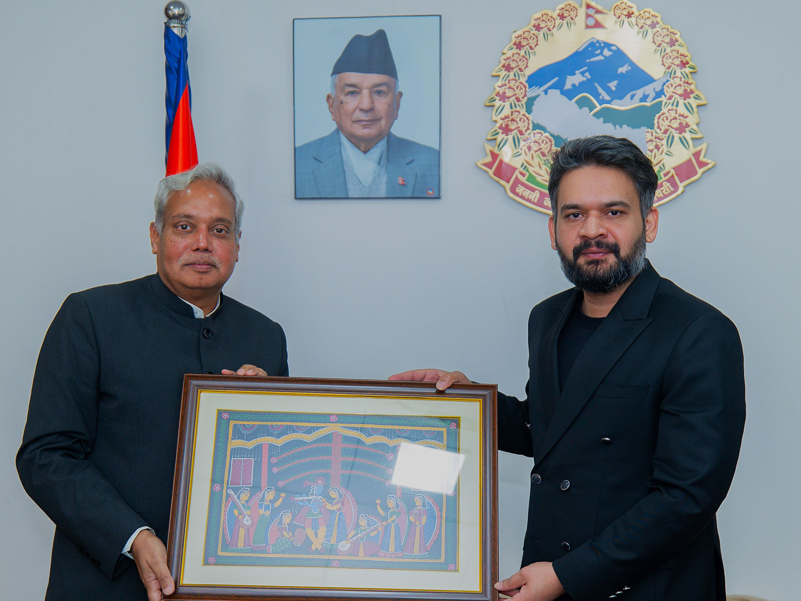 Ambassador of India to Nepal Naveen Srivastava with Prime Minister Balendra Shah (Photo/X@navsri6619) Ambassador of India to Nepal Naveen Srivastava with Prime Minister Balendra Shah (Photo/X@navsri6619)