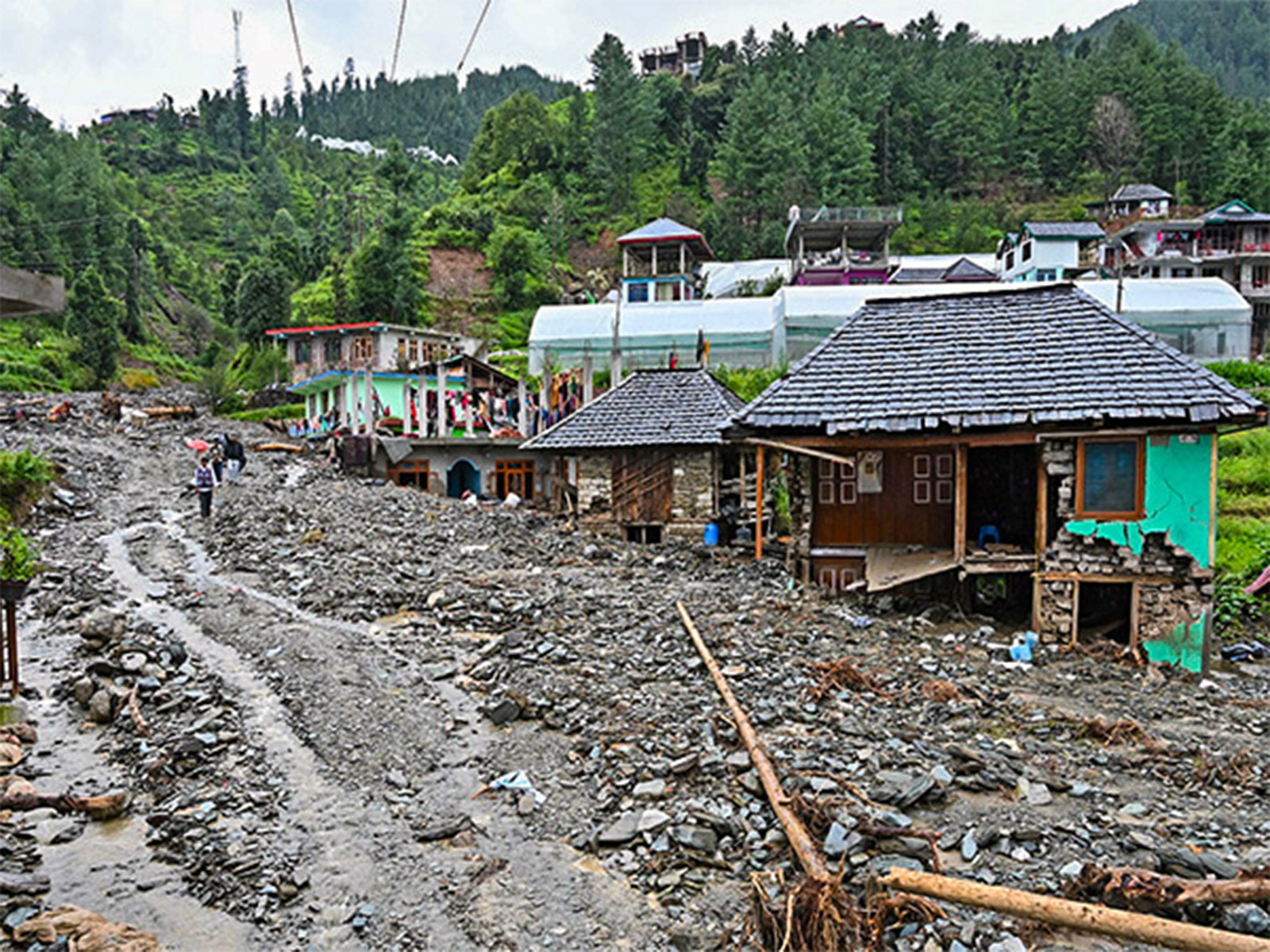 A view flood affected regions in Himachal Pradesh (File Photo/ANI) A view flood affected regions in Himachal Pradesh (File Photo/ANI)