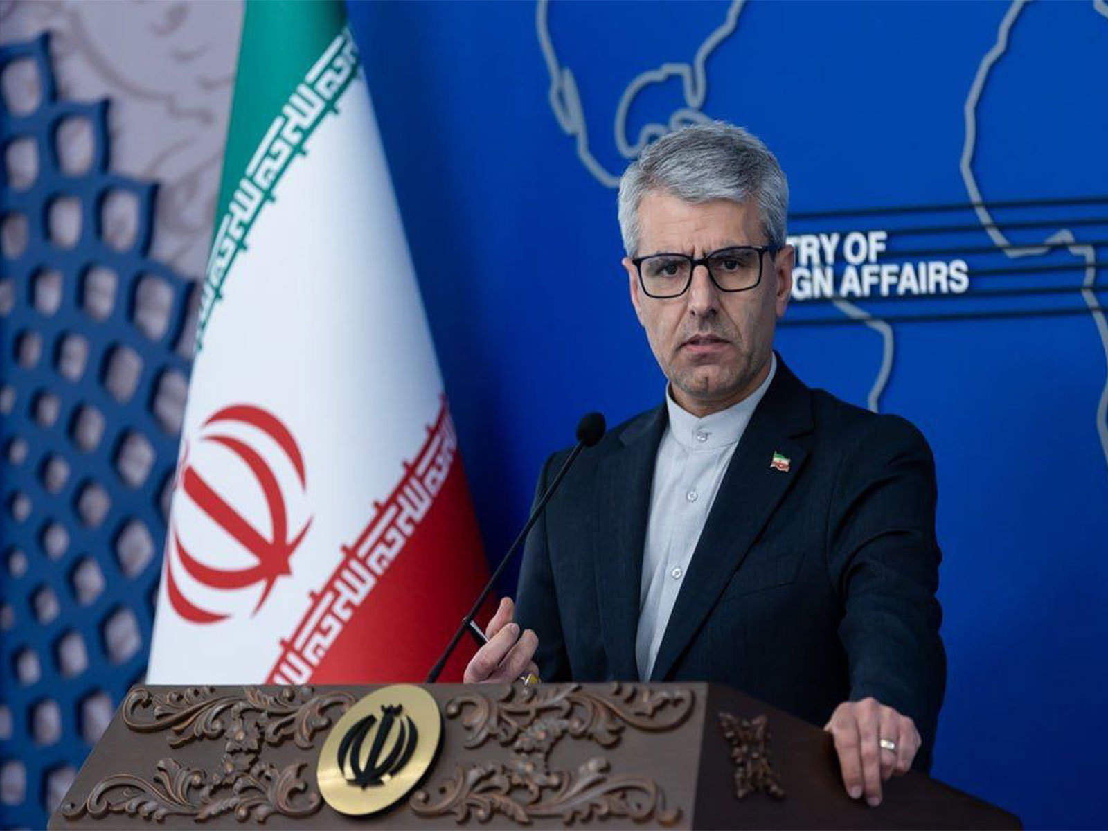 Esmail Baqaei, Spokesman for the Iran's Ministry of Foreign Affairs (File Photo/X@IRIMFA_EN) Esmail Baqaei, Spokesman for the Iran's Ministry of Foreign Affairs (File Photo/X@IRIMFA_EN)