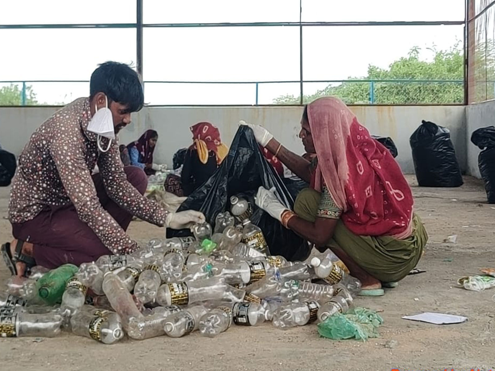 Gujarat Forest Department to purchase plastic waste collected by villagers (Photo/ANI) Gujarat Forest Department to purchase plastic waste collected by villagers (Photo/ANI)