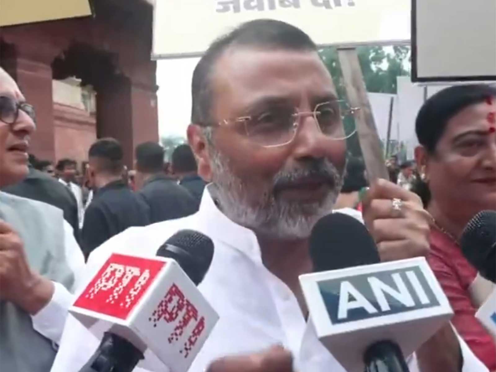 BJP MP Nishikant Dubey (Photo/ANI) BJP MP Nishikant Dubey (Photo/ANI)