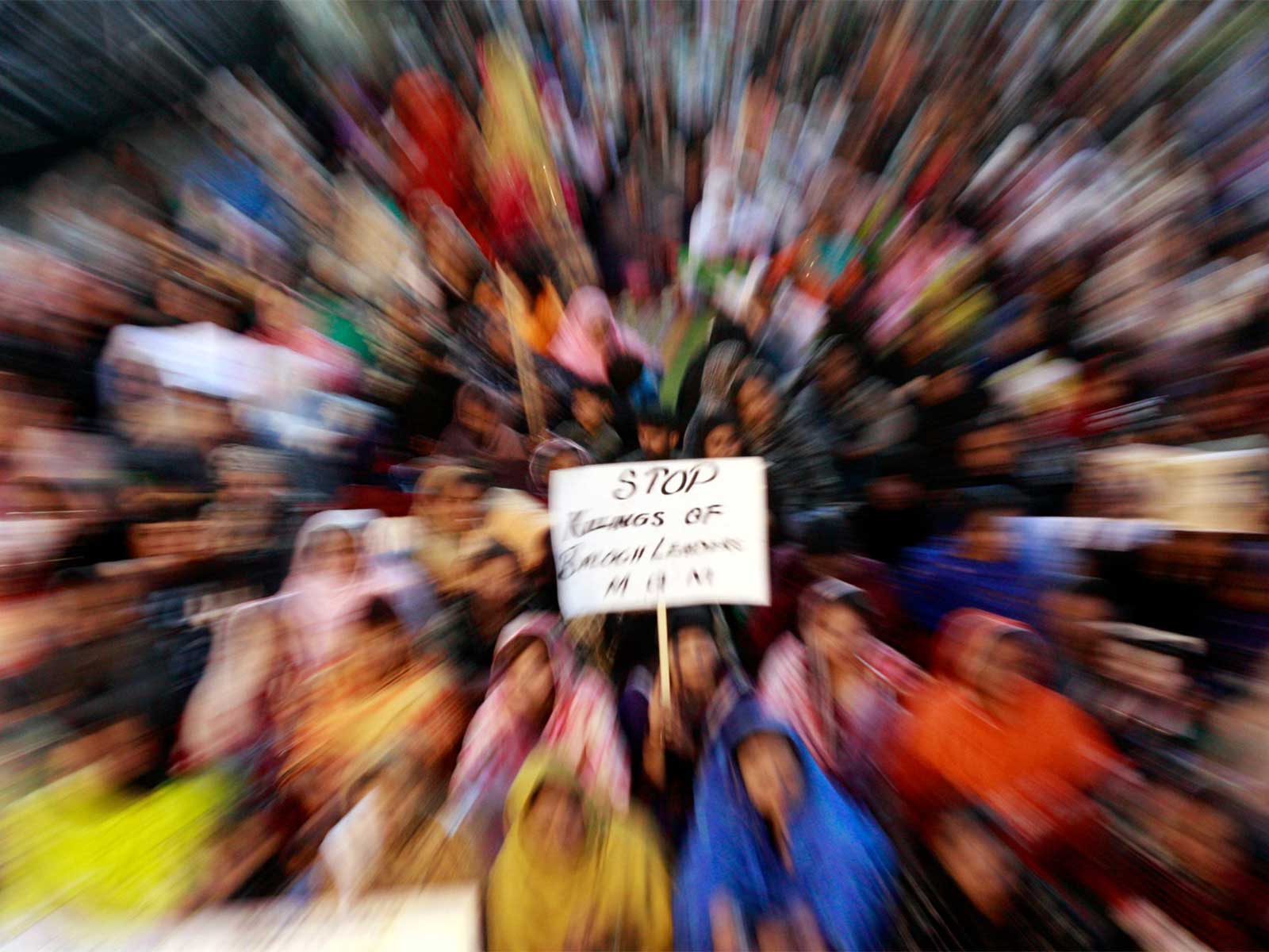 Demonstrators protest against killing of political activists in Balochistan (File Photo/Reuters)
