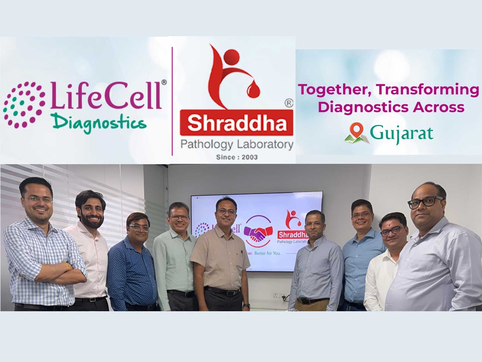 Strategic partnership brings together, Ahmedabad and Surat, and a combined test portfolio of 4,500 tests Strategic partnership brings together, Ahmedabad and Surat, and a combined test portfolio of 4,500 tests