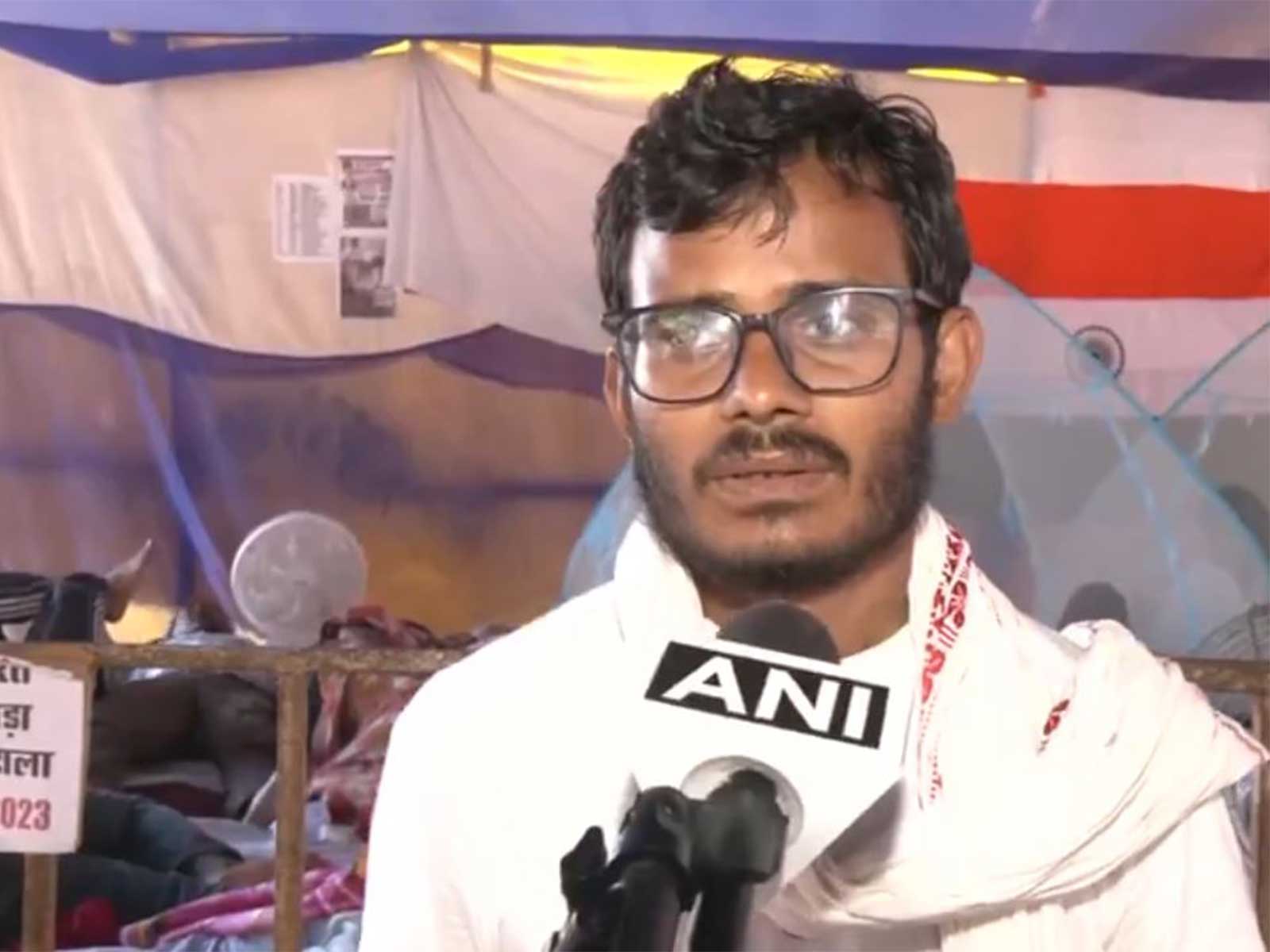 A student protestor (Photo/ANI) A student protestor (Photo/ANI)