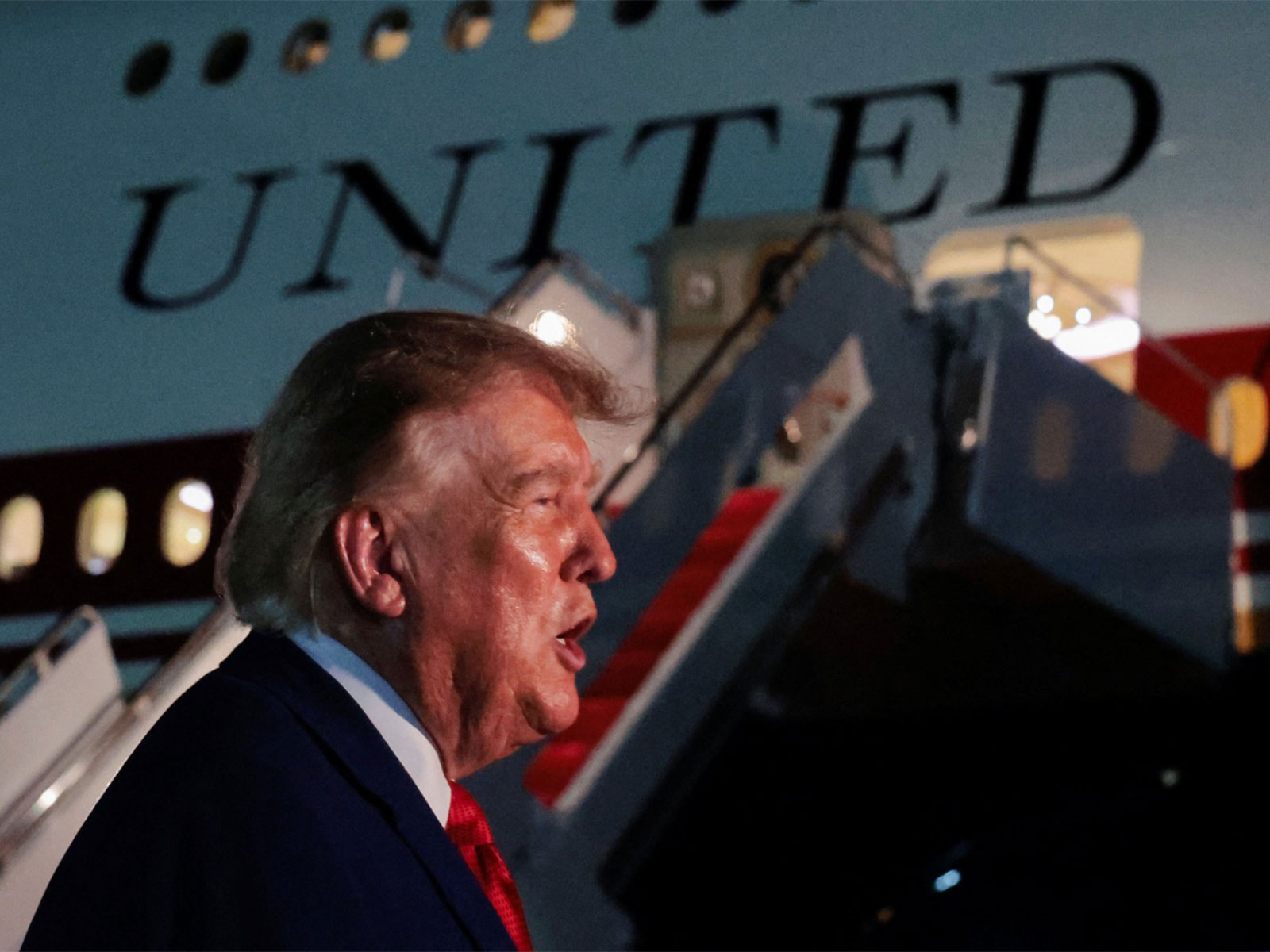 US President Donald Trump speaks to members of the media after disembarking Air Force One at Joint Base Andrews, Maryland (Photo/Reuters) US President Donald Trump speaks to members of the media after disembarking Air Force One at Joint Base Andrews, Maryland (Photo/Reuters)