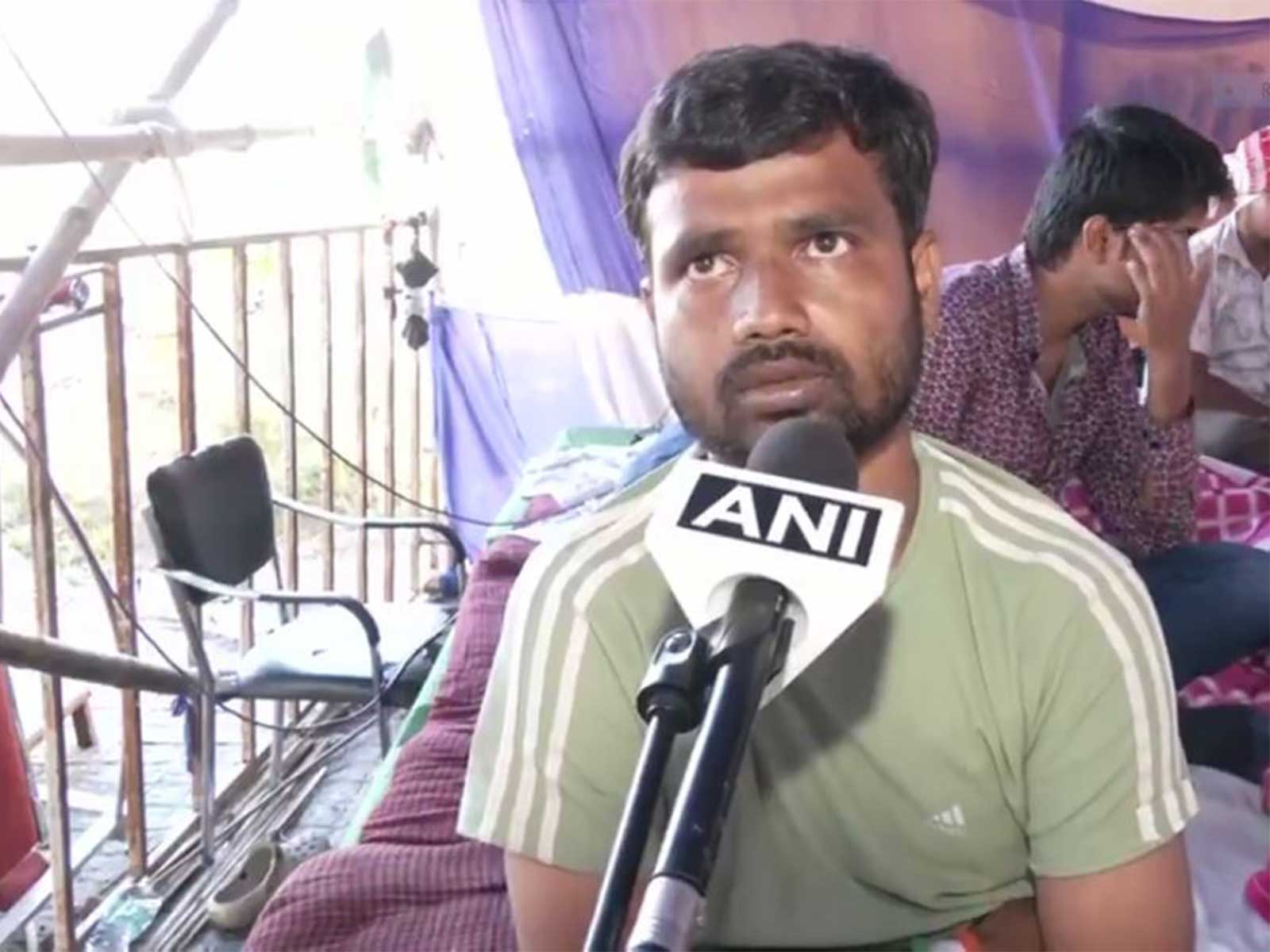 Student Leader Ravindra Paswan (Photo/ANI)