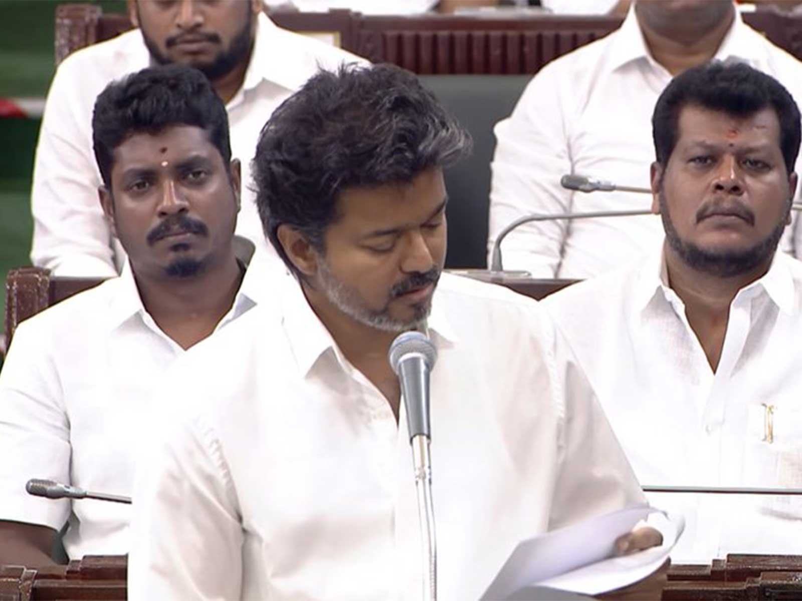 Tamil Nadu Chief Minister C Joseph Vijay (Photo/ANI)
