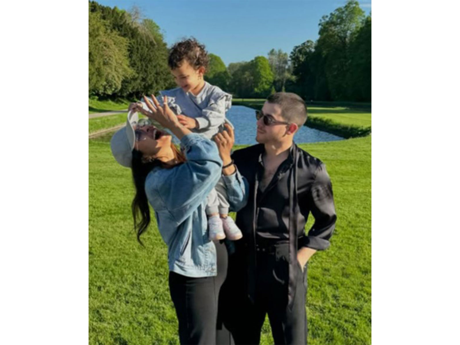 Priyanka Chopra, Nick Jonas with daughter Malti Marie (Photo/Instagram/@priyankachopra)