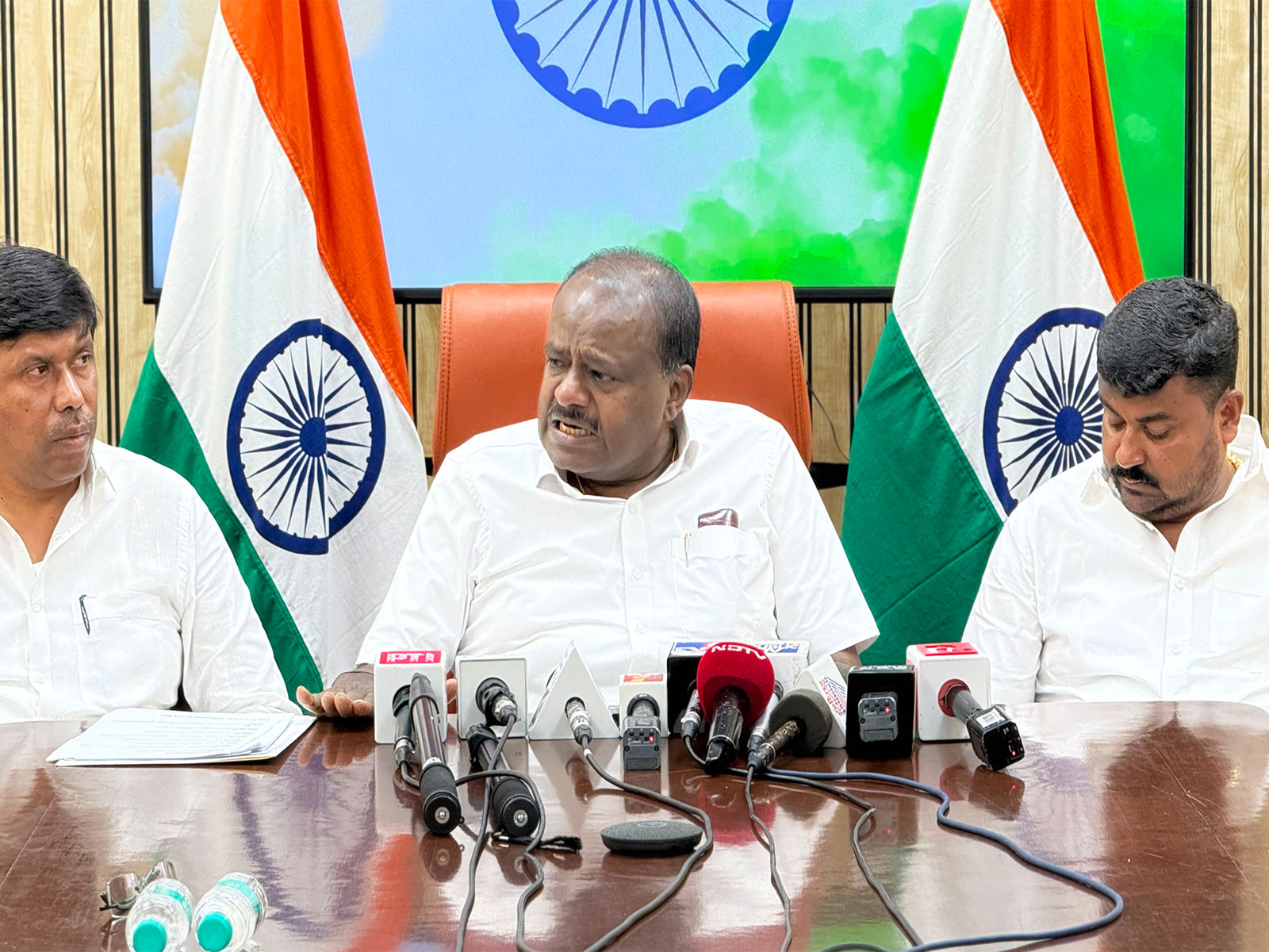 Union Minister HD Kumaraswamy (Photo/ANI) Union Minister HD Kumaraswamy (Photo/ANI)