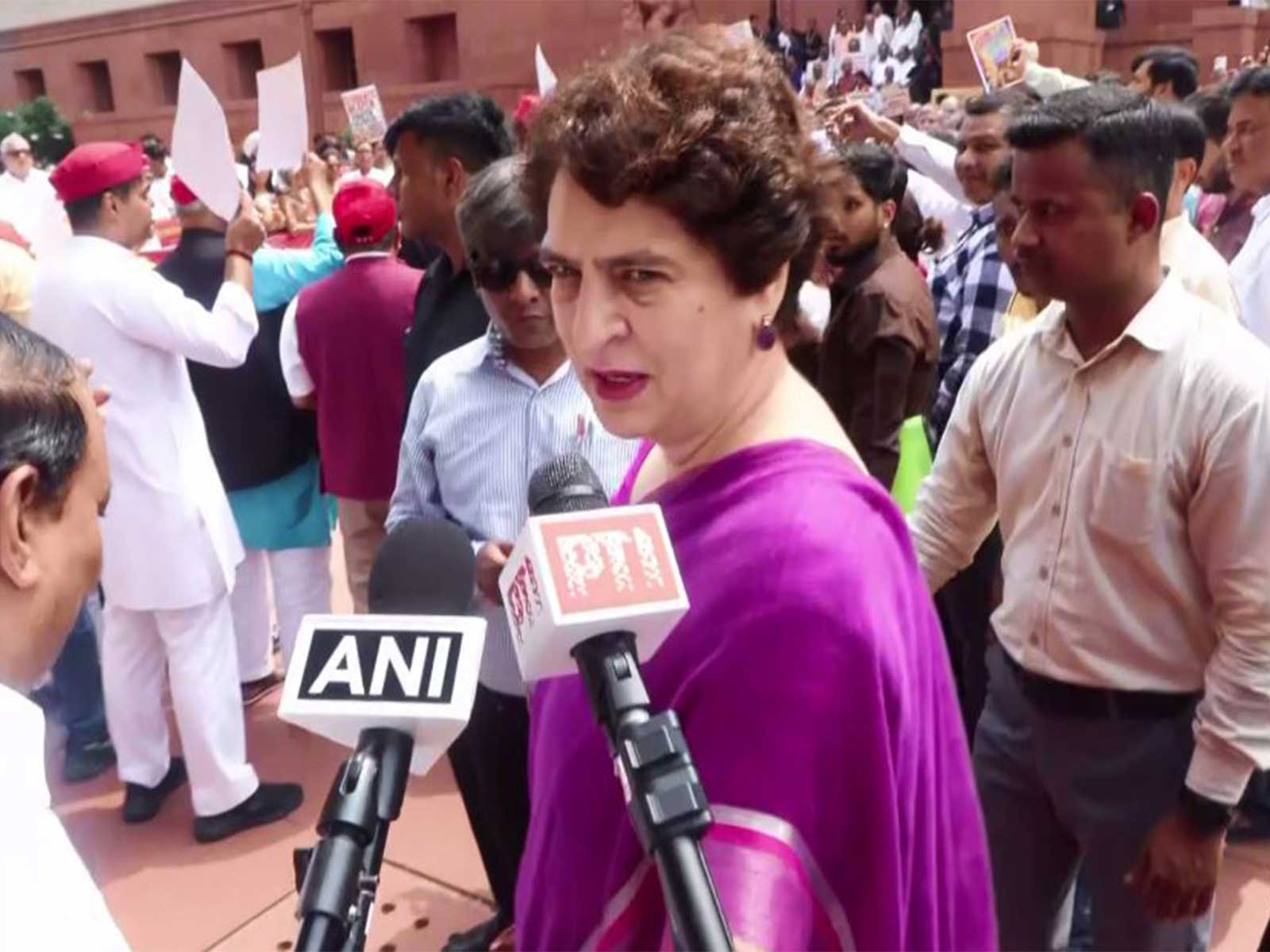 Congress MP Priyanka Gandhi Vadra (Photo/ANI)