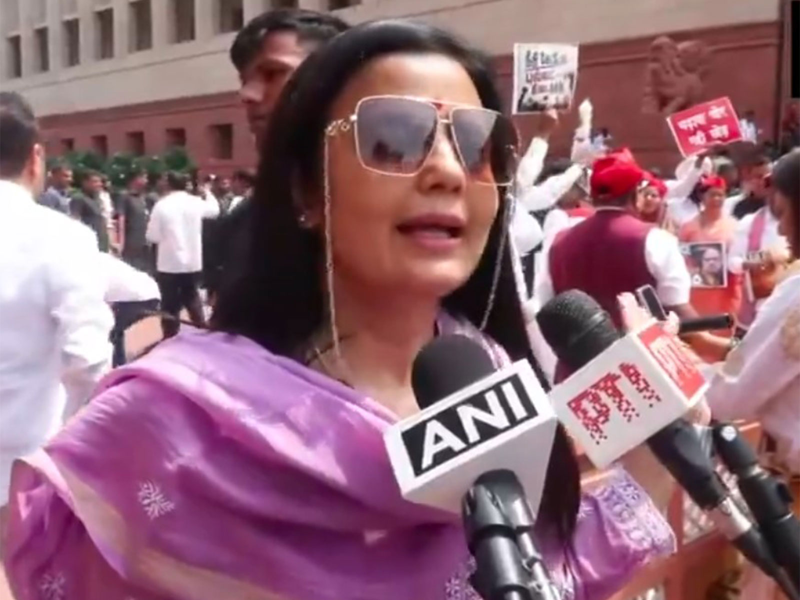 Trinamool Congress MP Mahua Moitra (Photo/ANI) Trinamool Congress MP Mahua Moitra (Photo/ANI)