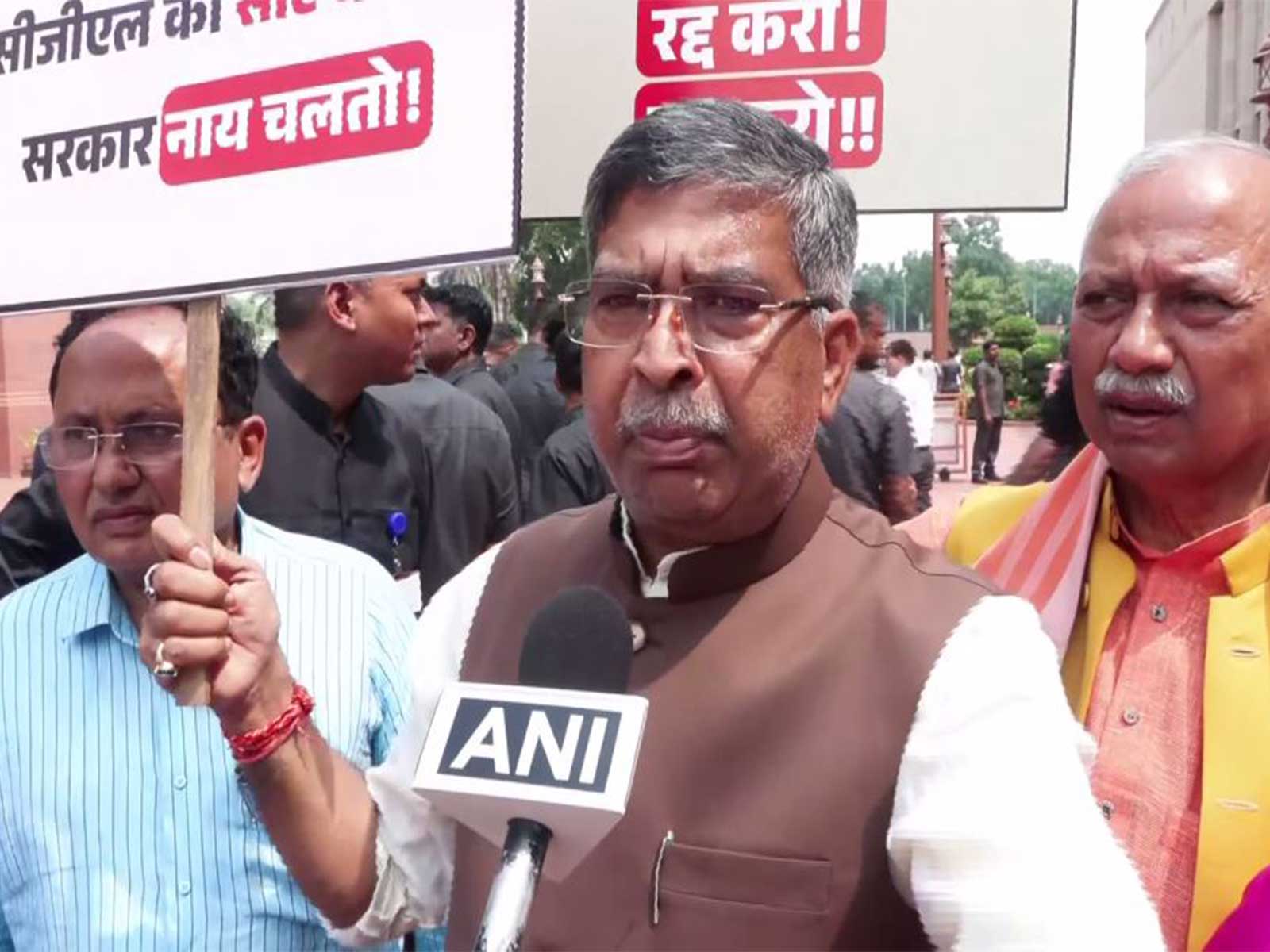 Jharkhand BJP chief Aditya Sahu (Photo/ANI)