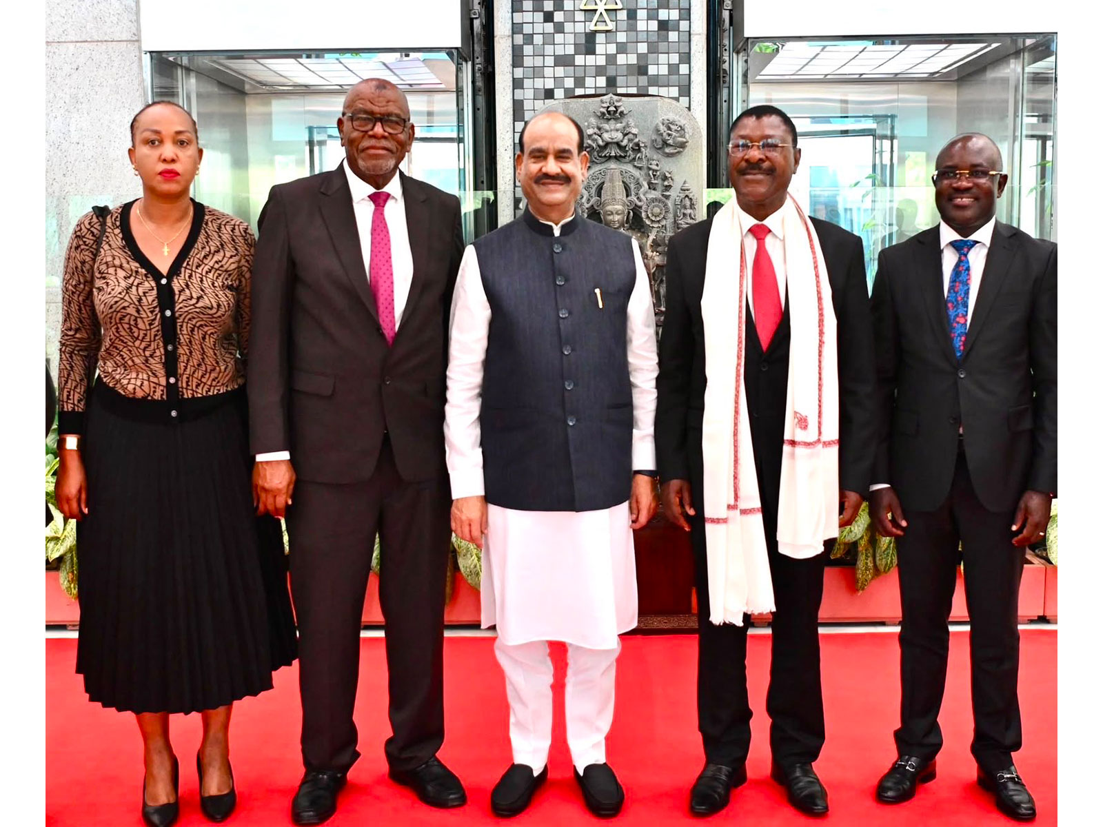 Lok Sabha Speaker Om Birla met a delegation led by Kenya National Assembly Speakerย Moses M Wetang'ula (Centre-Right) (Photo/X/@ombirlakota) Lok Sabha Speaker Om Birla met a delegation led by Kenya National Assembly Speakerย Moses M Wetang'ula (Centre-Right) (Photo/X/@ombirlakota)