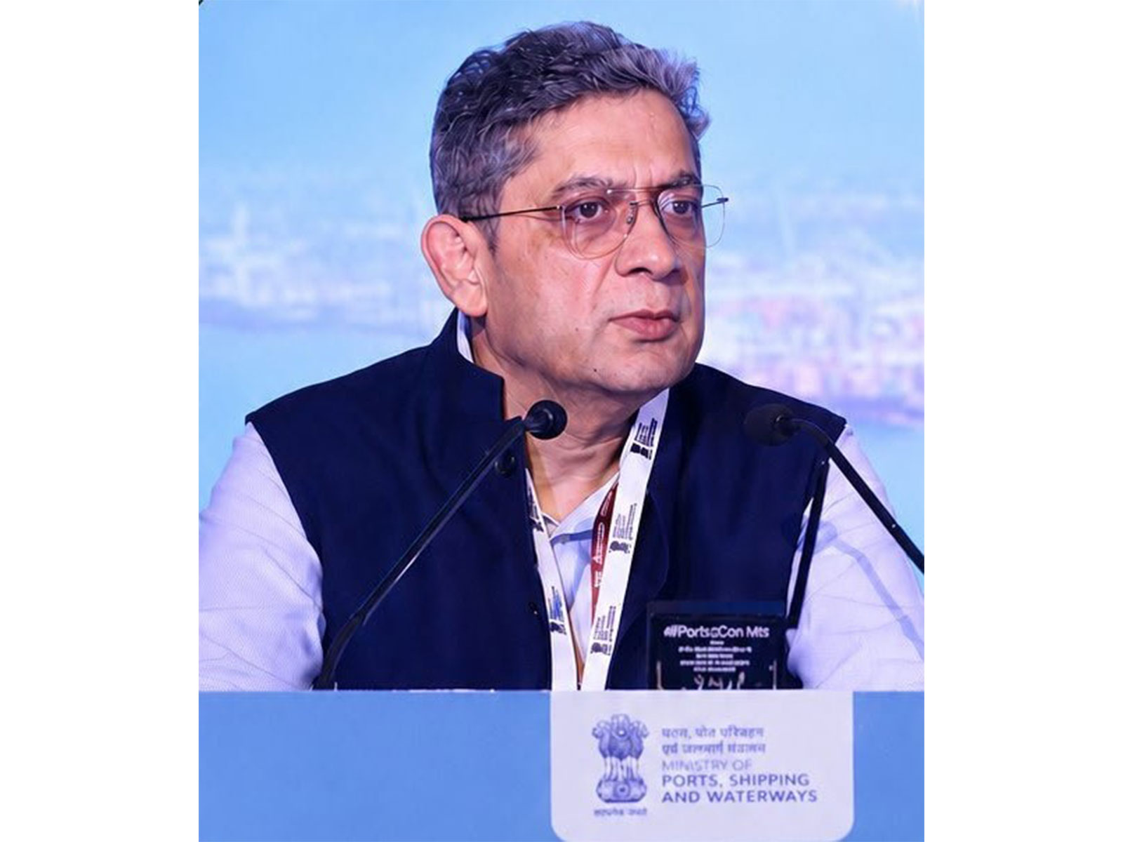 Vijay Kumar, Secretary of the Ministry of Ports, Shipping and Waterways (Photo/DPA Kandla) Vijay Kumar, Secretary of the Ministry of Ports, Shipping and Waterways (Photo/DPA Kandla)