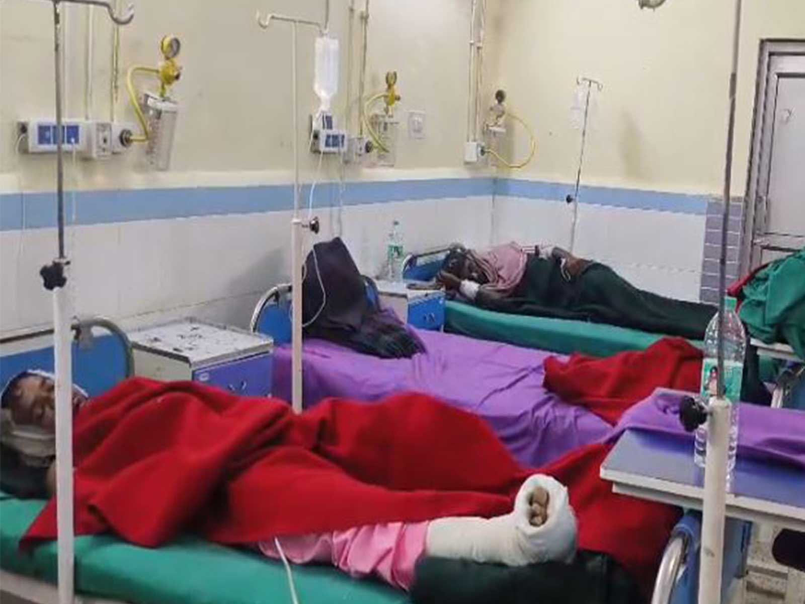 Workers who were trapped in the THDC tunnel accident in Pipalkoti (Photo/ANI) Workers who were trapped in the THDC tunnel accident in Pipalkoti (Photo/ANI)