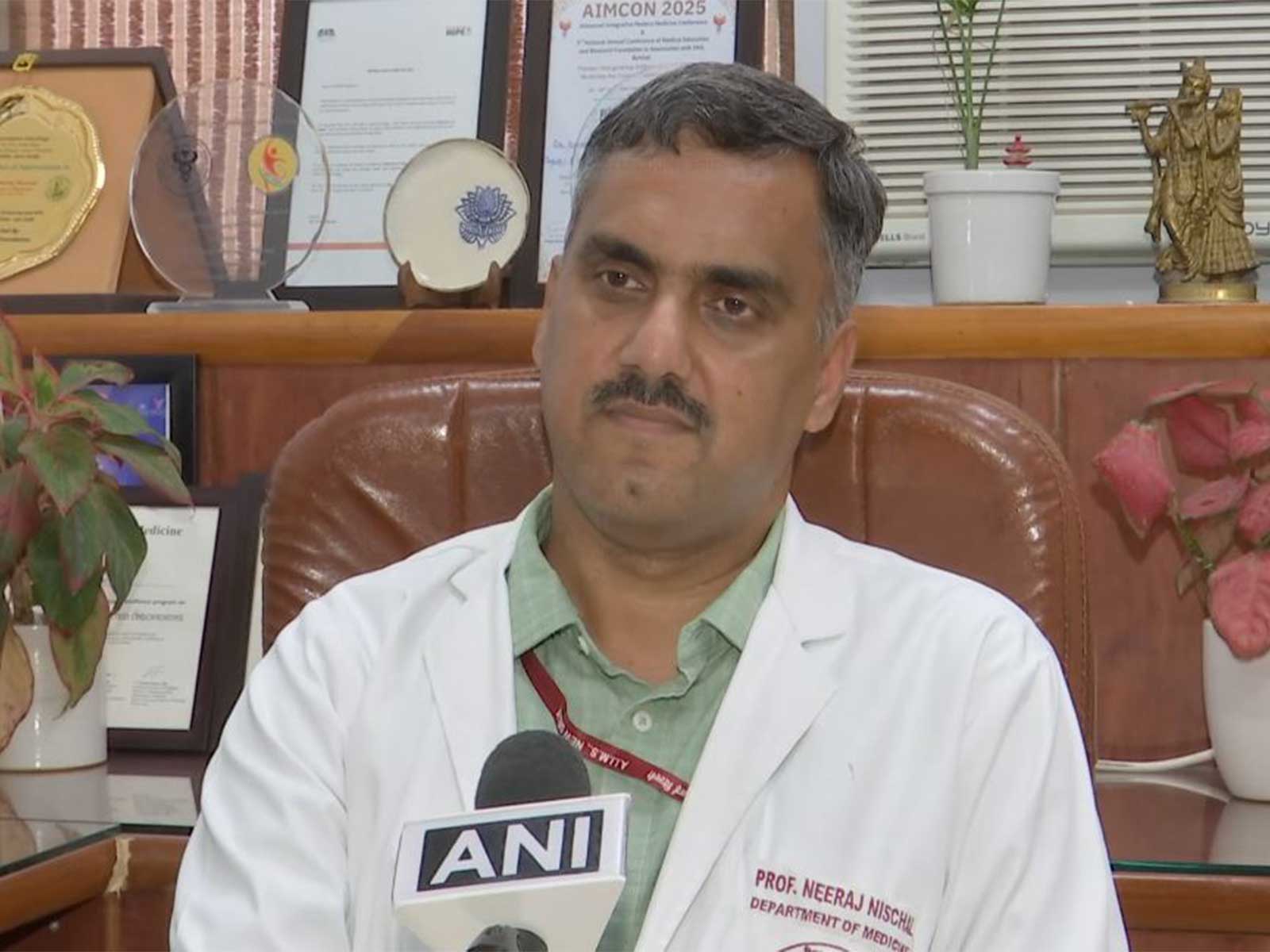 AIIMS Delhi Professor Dr Neeraj Nischal (Photo/ANI) AIIMS Delhi Professor Dr Neeraj Nischal (Photo/ANI)