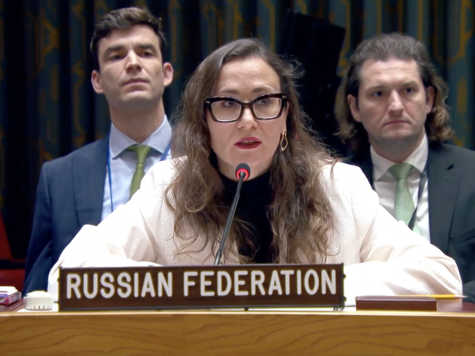 Representative of the Russian Federation at UNSC Dina Gilmutdinova (Photo/russiaun.ru) Representative of the Russian Federation at UNSC Dina Gilmutdinova (Photo/russiaun.ru)