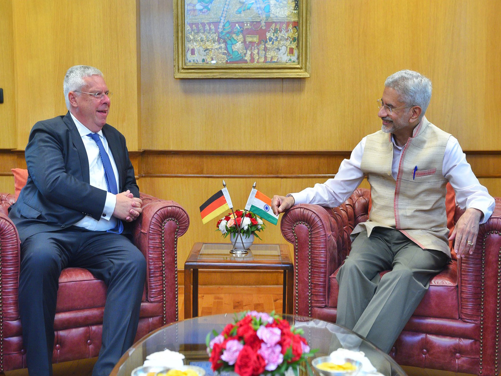 EAM S Jaishankar with Jurgen Hardt, Member of the German Parliamen (Photo/X/@DrSJaishankar)