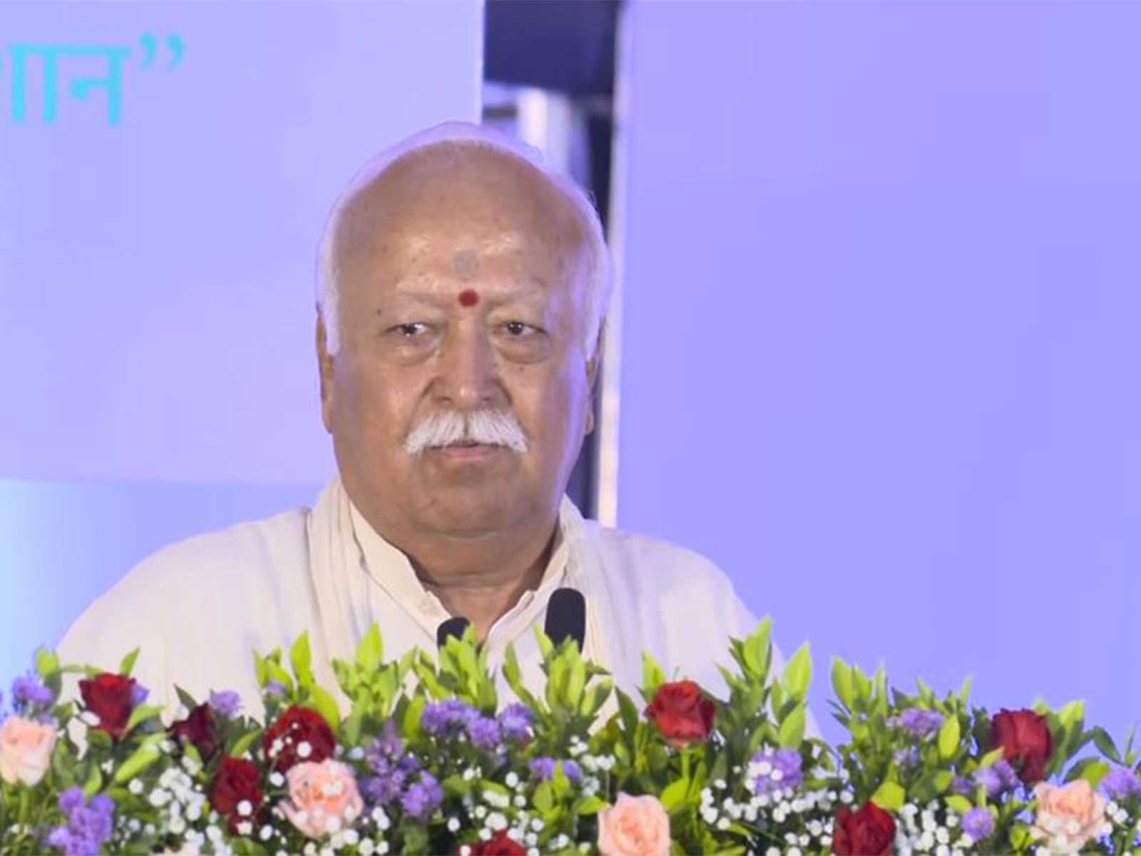 RSS chief Mohan Bhagwat (Photo/ANI)