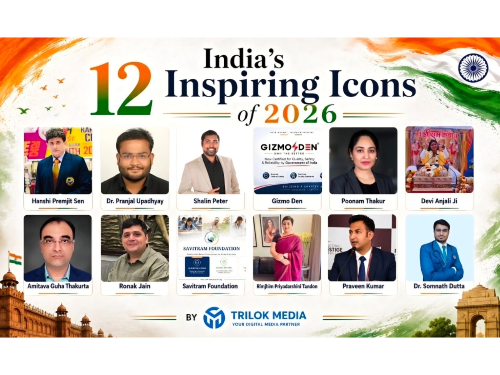 India’s 12 Inspiring Icons of 2026 India’s 12 Inspiring Icons of 2026