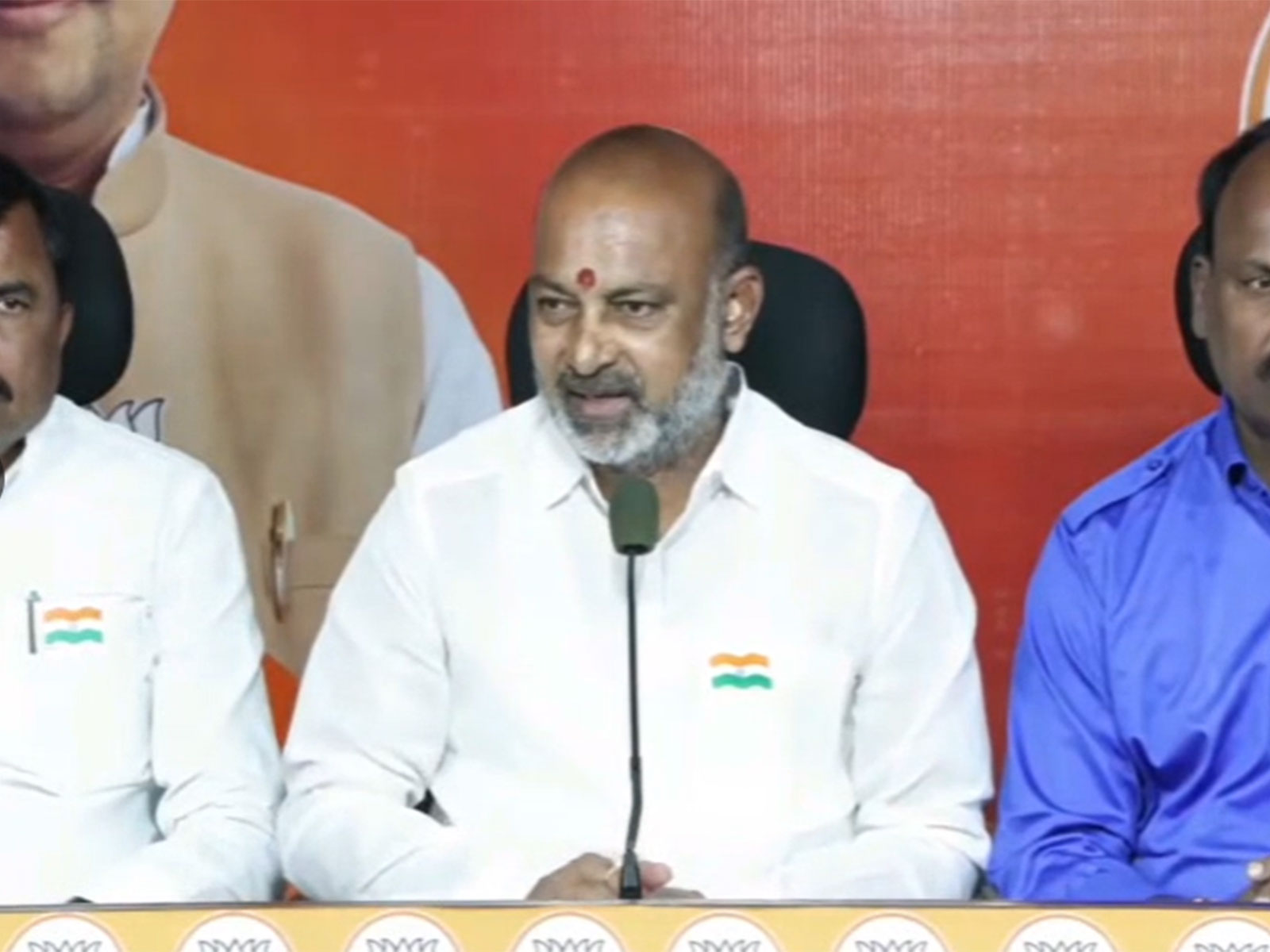 Union Minister of State for Home Affairs Bandi Sanjay Kumar Union Minister of State for Home Affairs Bandi Sanjay Kumar